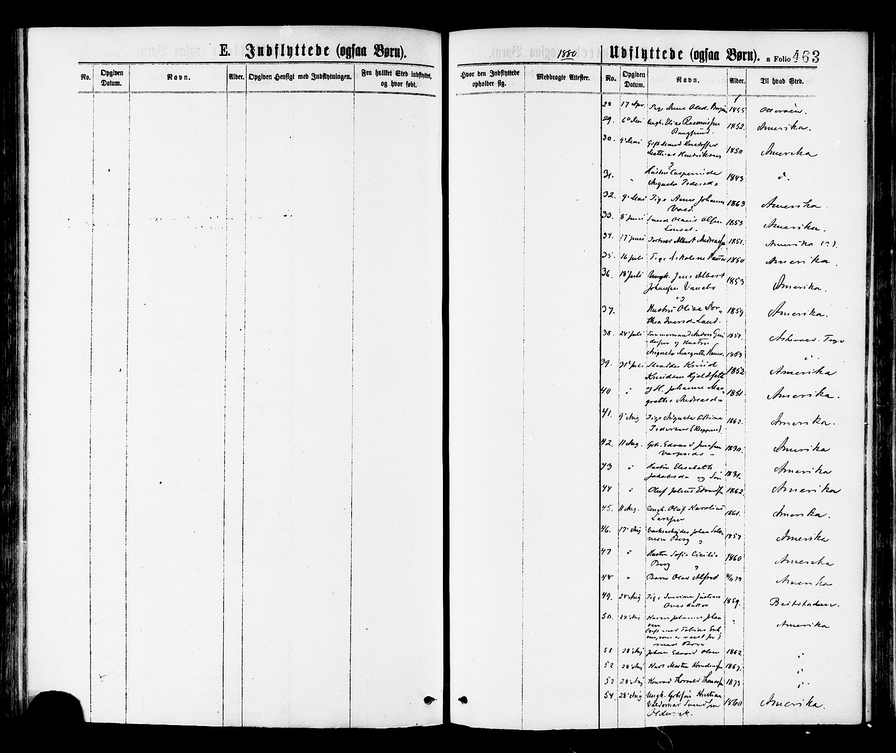 Ministerialprotokoller, klokkerbøker og fødselsregistre - Nord-Trøndelag, SAT/A-1458/768/L0572: Ministerialbok nr. 768A07, 1874-1886, s. 463