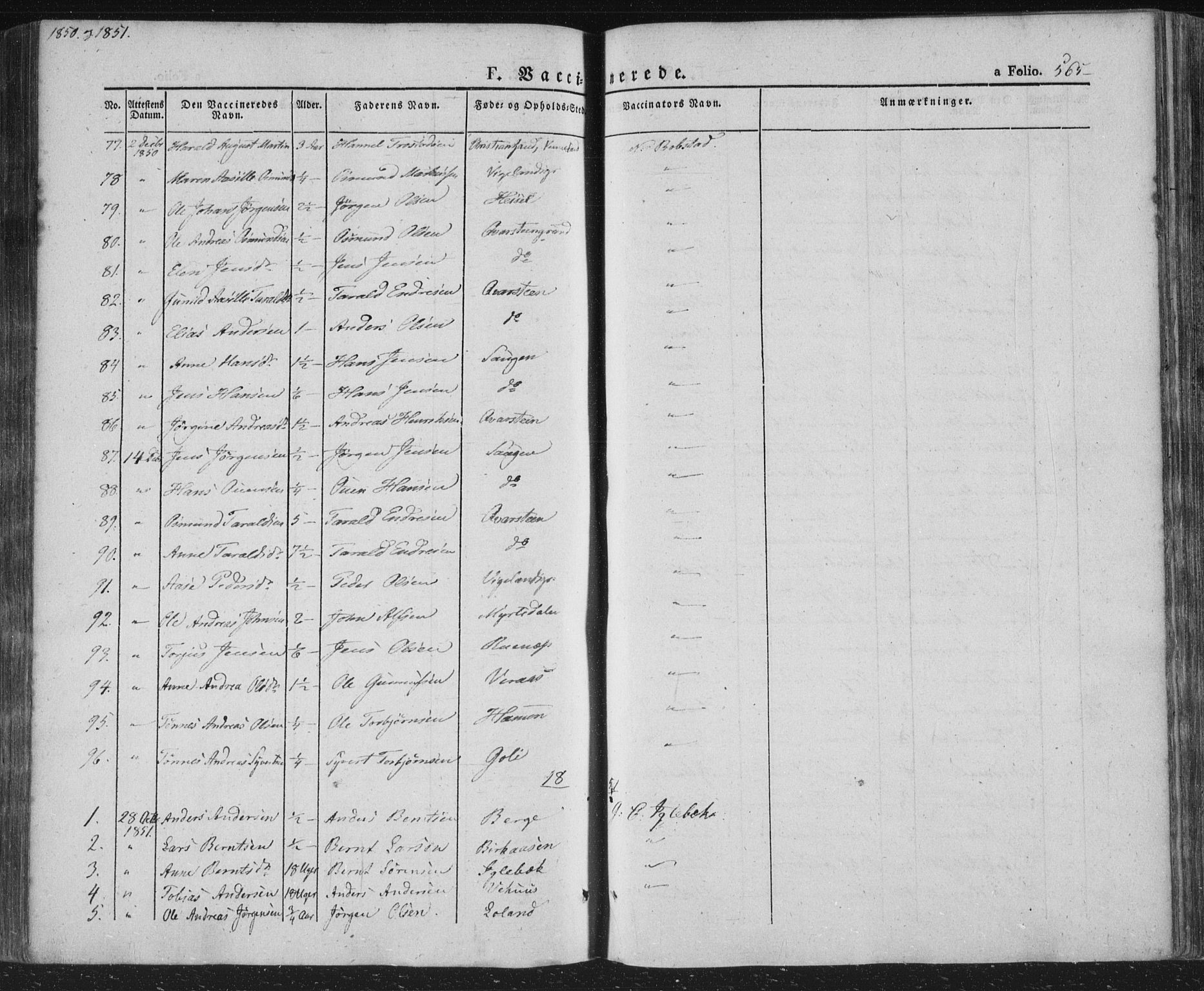 Vennesla sokneprestkontor, AV/SAK-1111-0045/Fa/Fac/L0004: Ministerialbok nr. A 4, 1834-1855, s. 565