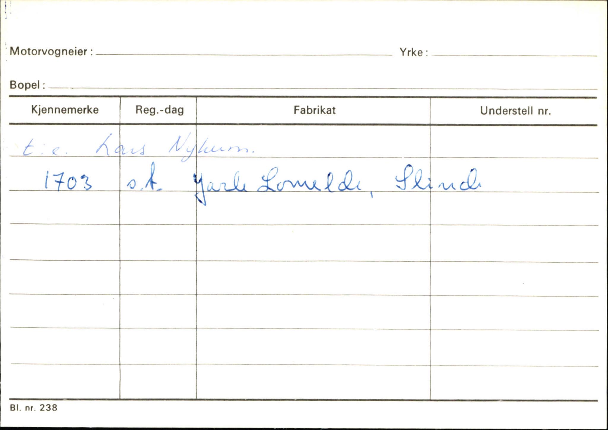 Statens vegvesen, Sogn og Fjordane vegkontor, AV/SAB-A-5301/4/F/L0125: Eigarregister Sogndal V-Å. Aurland A-Å. Fjaler A-N, 1945-1975, s. 89