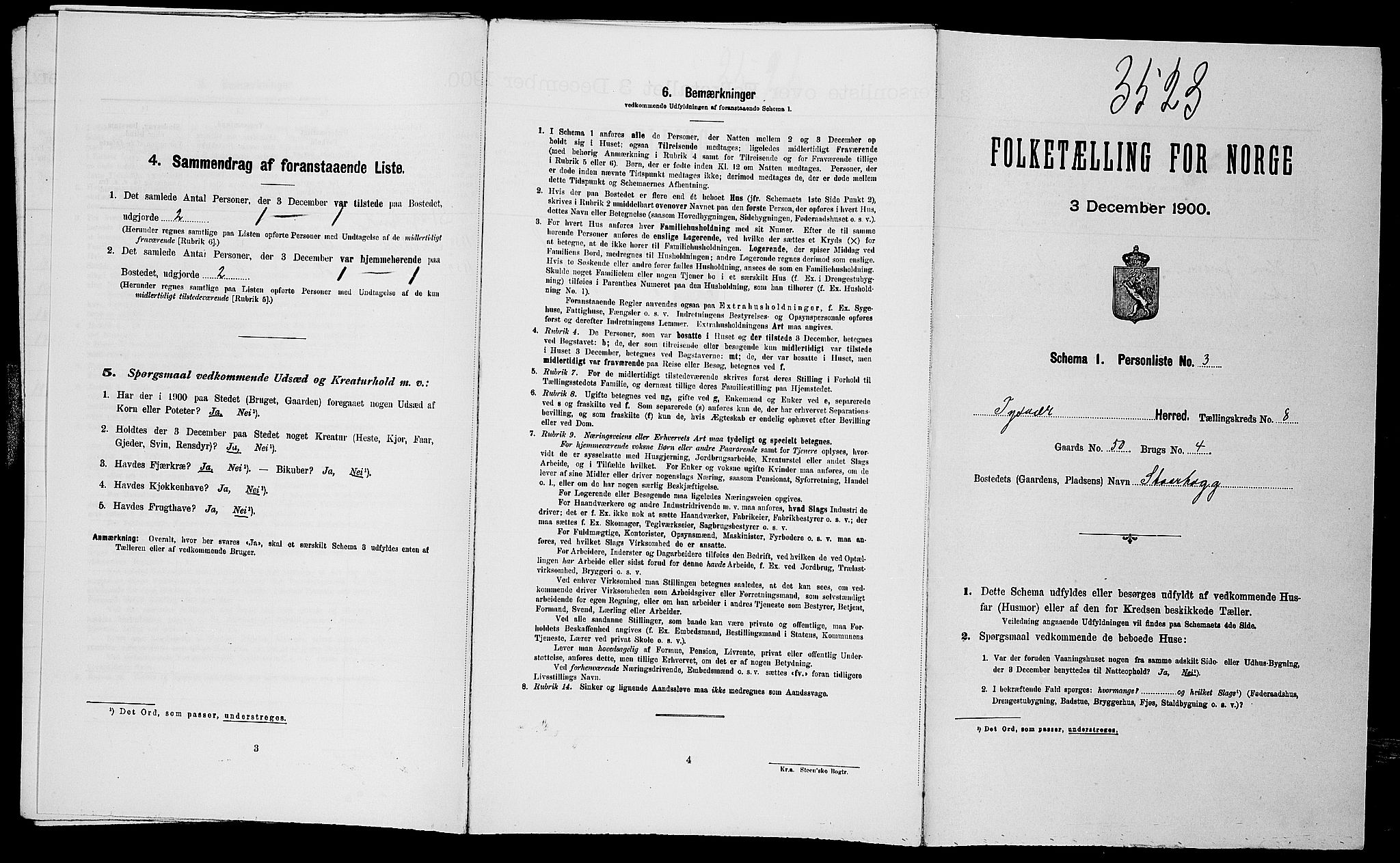 SAST, Folketelling 1900 for 1146 Tysvær herred, 1900, s. 564
