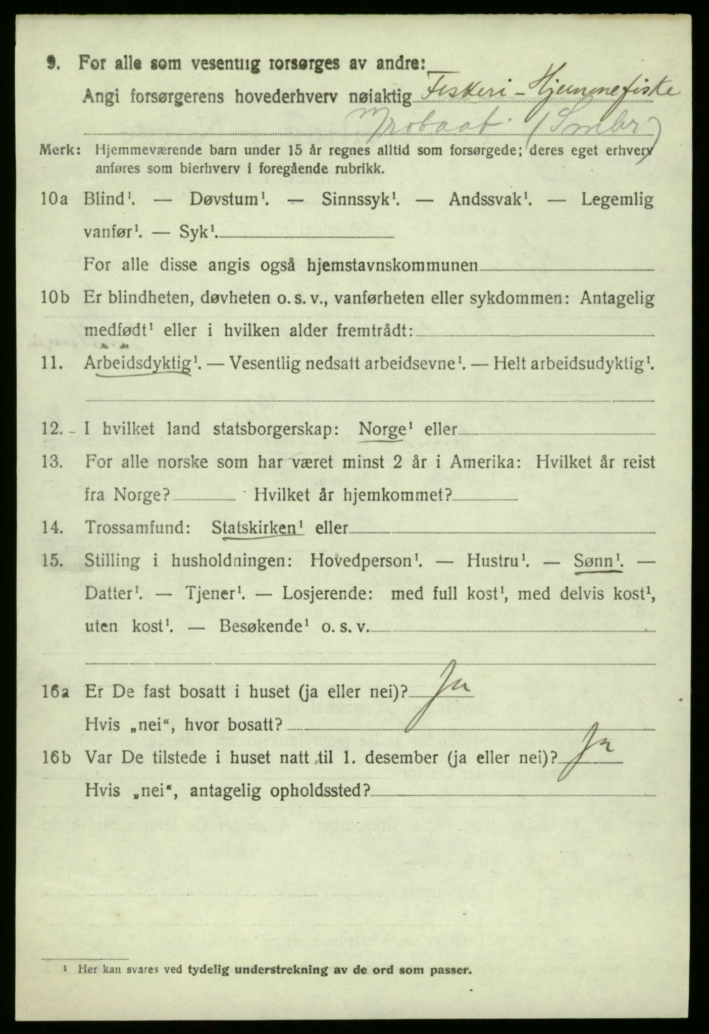 SAB, Folketelling 1920 for 1259 Hjelme herred, 1920, s. 1311