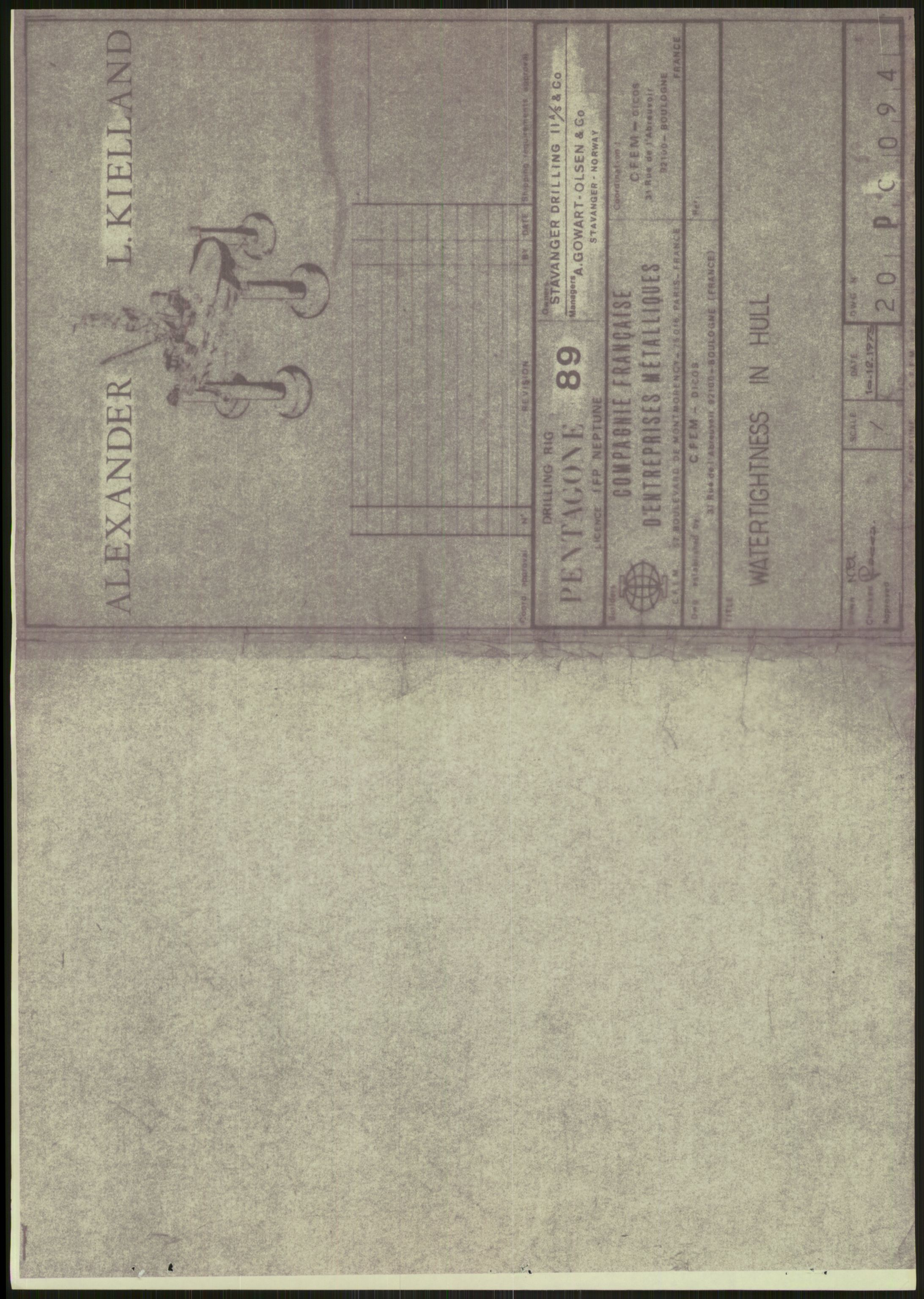 Justisdepartementet, Granskningskommisjonen ved Alexander Kielland-ulykken 27.3.1980, AV/RA-S-1165/D/L0010: E CFEM (E20-E35 av 35)/G Oljedirektoratet (Doku.liste + G1-G3, G6-G8 av 8), 1980-1981, s. 19