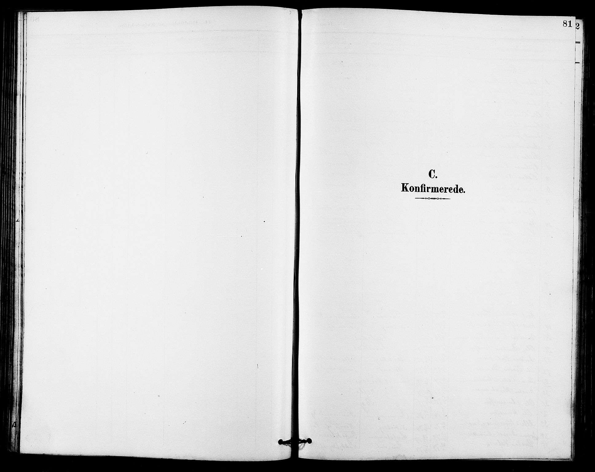 Fet prestekontor Kirkebøker, AV/SAO-A-10370a/G/Ga/L0007: Klokkerbok nr. I 7, 1892-1906, s. 81