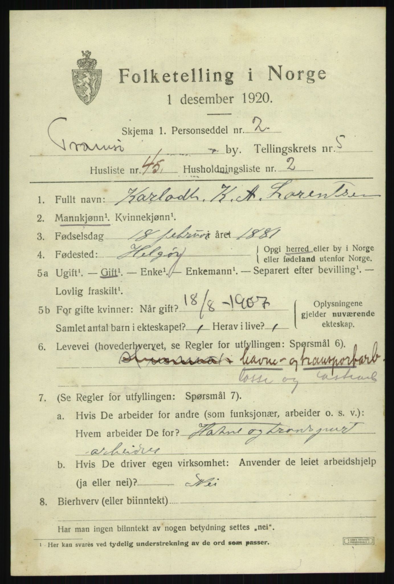 SATØ, Folketelling 1920 for 1902 Tromsø kjøpstad, 1920, s. 14379