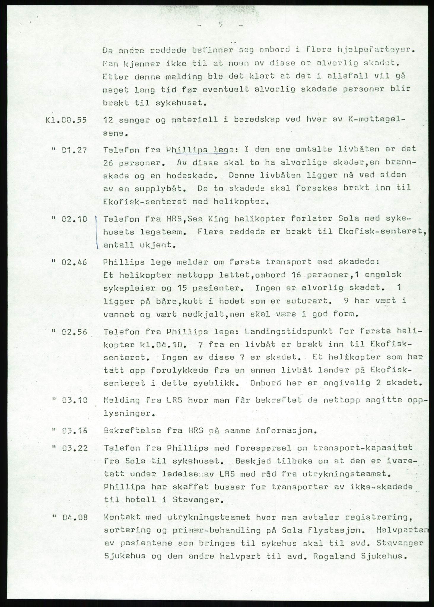 Justisdepartementet, Granskningskommisjonen ved Alexander Kielland-ulykken 27.3.1980, AV/RA-S-1165/D/L0017: P Hjelpefartøy (Doku.liste + P1-P6 av 6)/Q Hovedredningssentralen (Q0-Q27 av 27), 1980-1981, s. 321