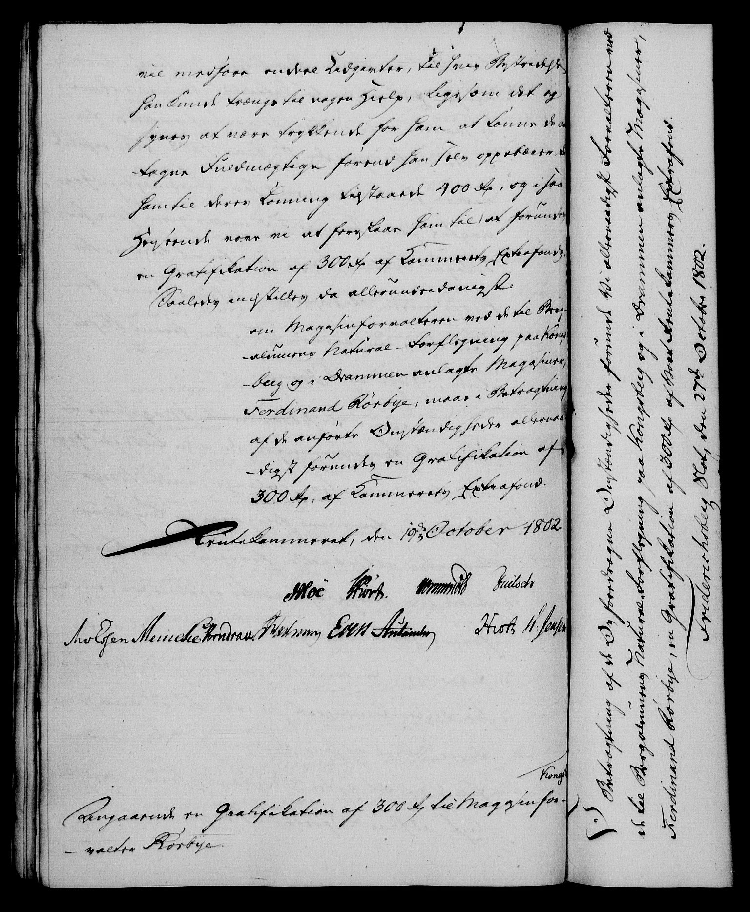 Rentekammeret, Renteskriverkontorene, AV/RA-EA-3115/M/Mf/Mfb/L0005: Relasjons- og resolusjonsprotokoll med register (merket RK 54.11), 1801-1802