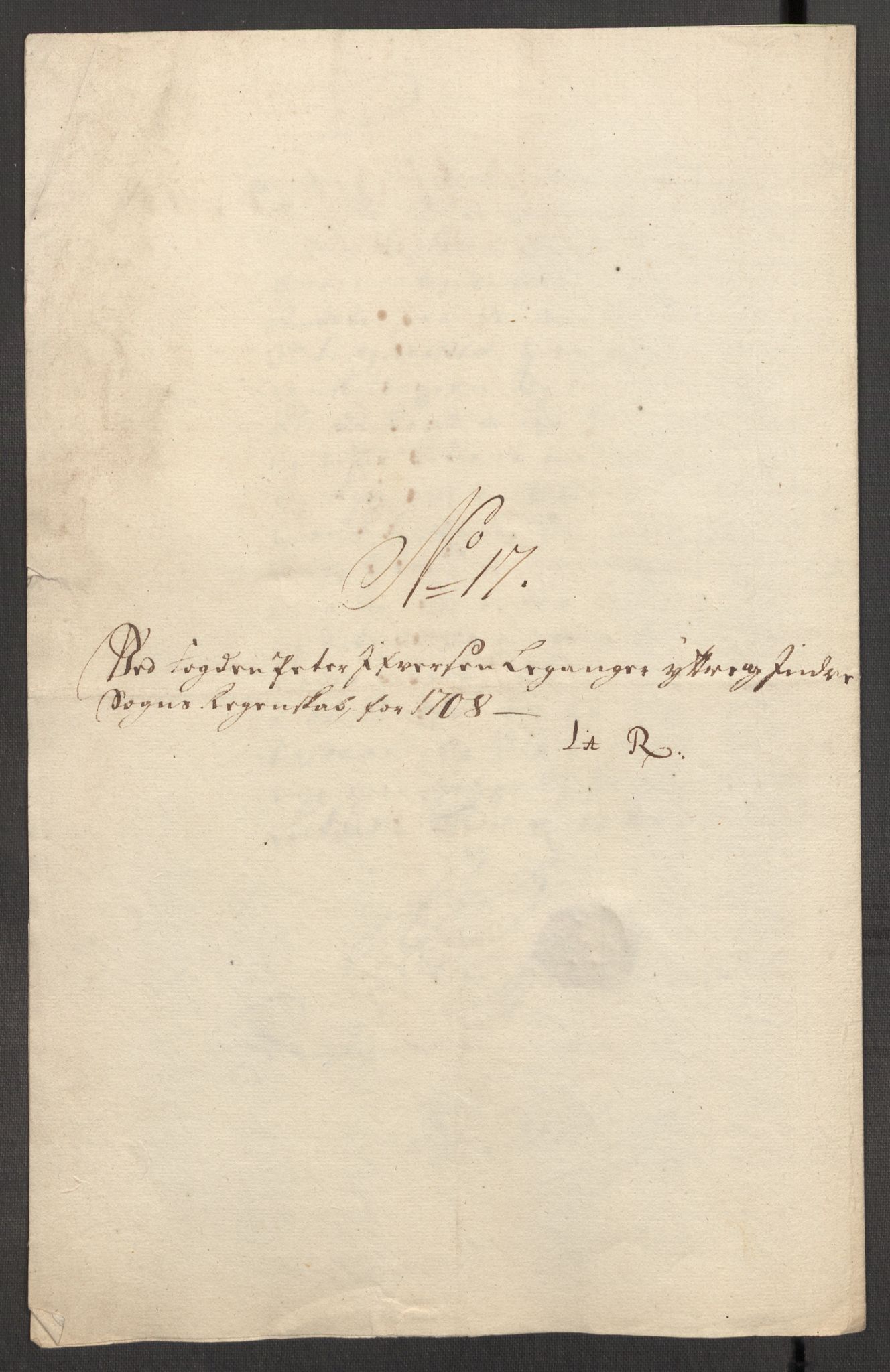 Rentekammeret inntil 1814, Reviderte regnskaper, Fogderegnskap, AV/RA-EA-4092/R52/L3315: Fogderegnskap Sogn, 1708, s. 187