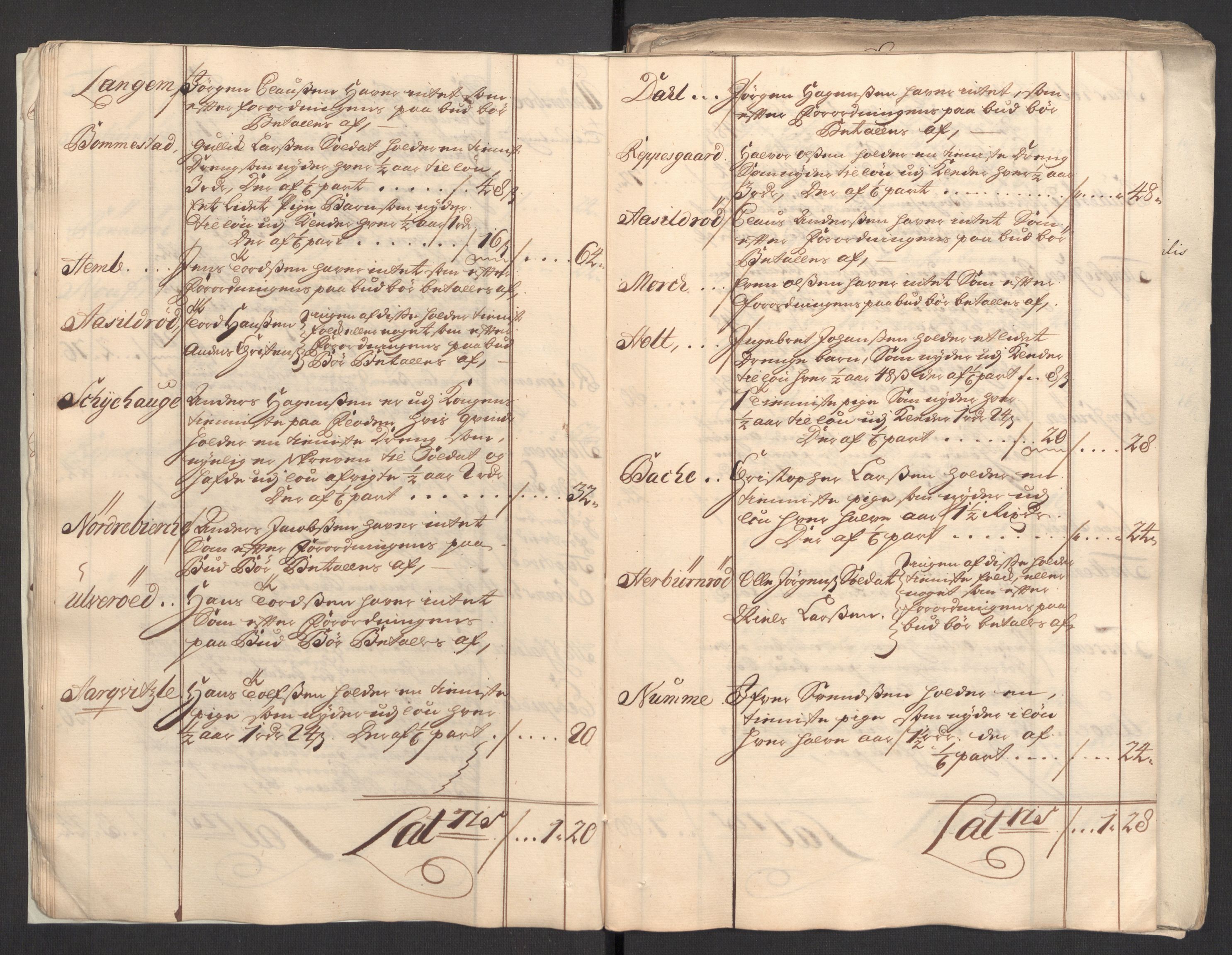 Rentekammeret inntil 1814, Reviderte regnskaper, Fogderegnskap, AV/RA-EA-4092/R33/L1982: Fogderegnskap Larvik grevskap, 1711, s. 16