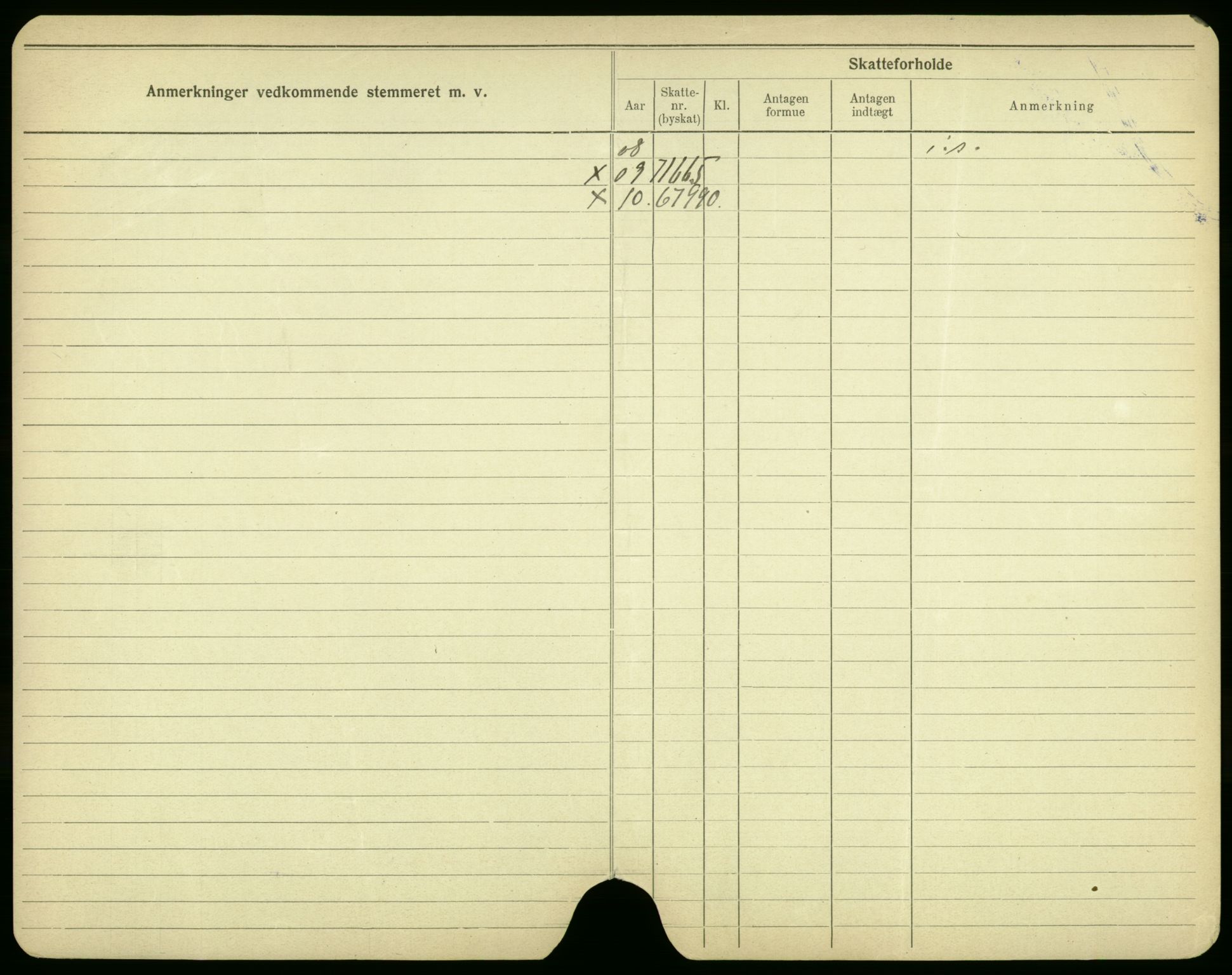 Oslo folkeregister, Registerkort, AV/SAO-A-11715/F/Fa/Fac/L0003: Menn, 1906-1914, s. 276b