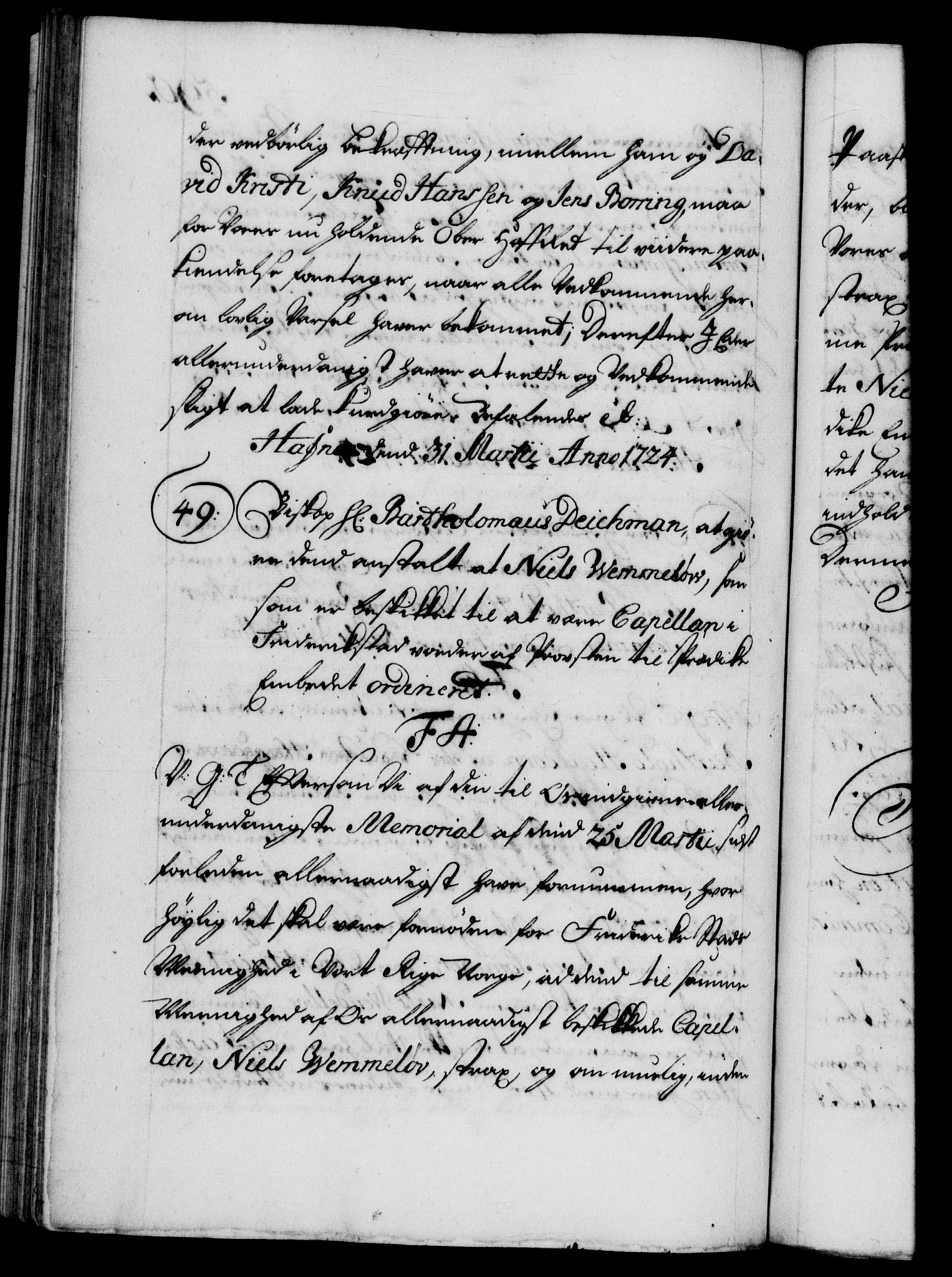 Danske Kanselli 1572-1799, AV/RA-EA-3023/F/Fc/Fca/Fcab/L0022: Norske tegnelser, 1722-1724, s. 590b