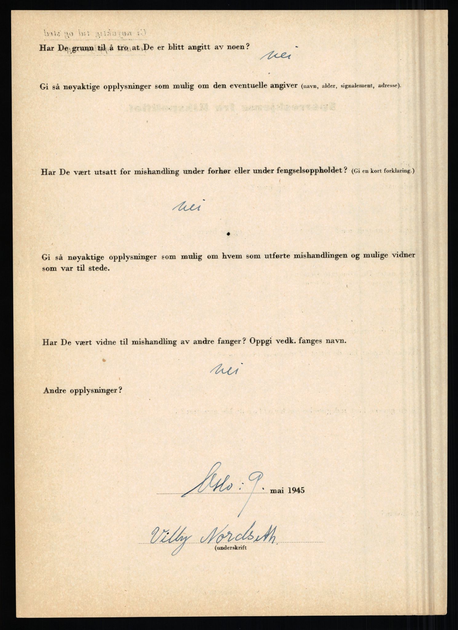 Rikspolitisjefen, AV/RA-S-1560/L/L0012: Mogensen, Øivind - Noraas, Lars, 1940-1945, s. 1043