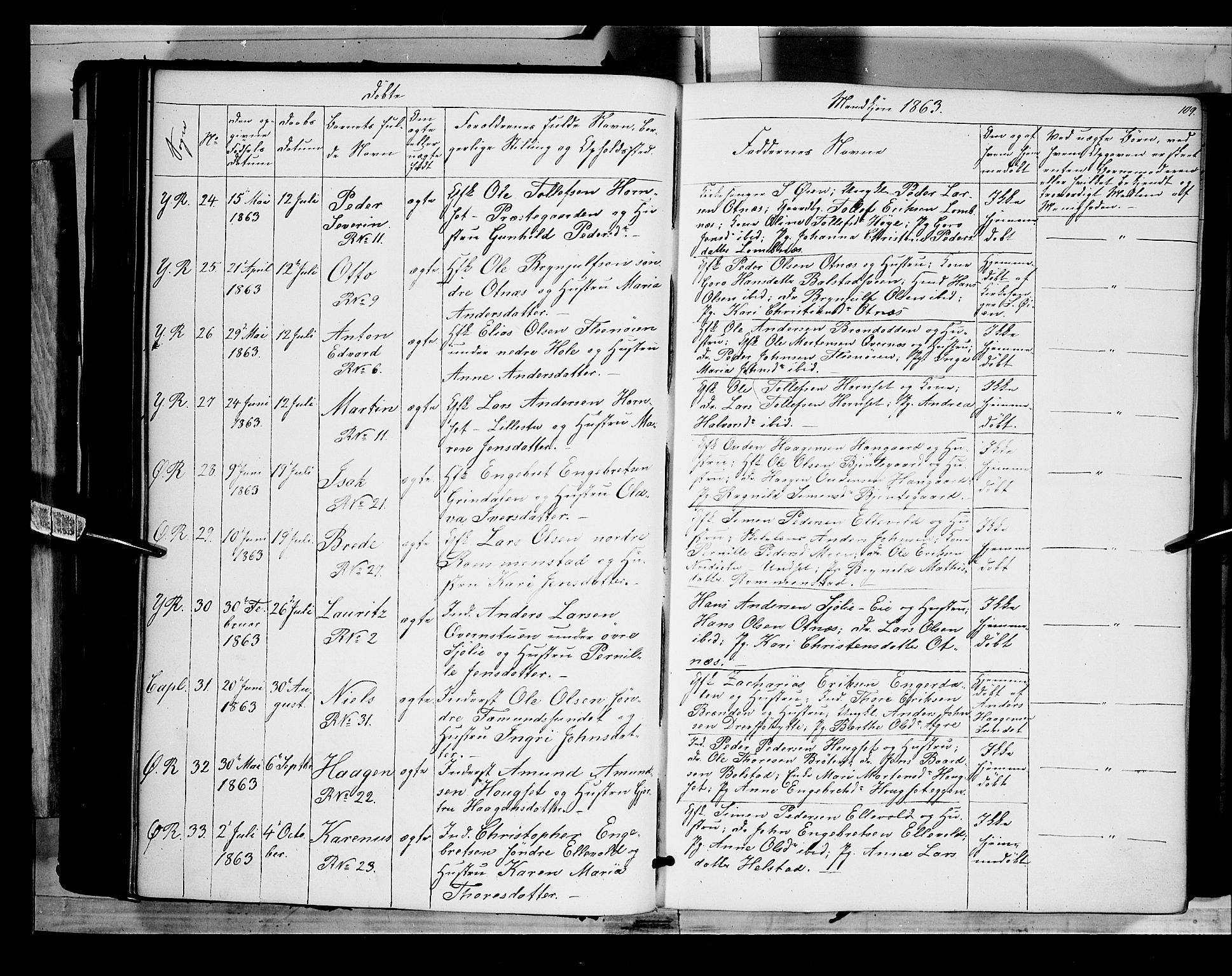 Rendalen prestekontor, AV/SAH-PREST-054/H/Ha/Haa/L0005: Ministerialbok nr. 5, 1853-1866, s. 109