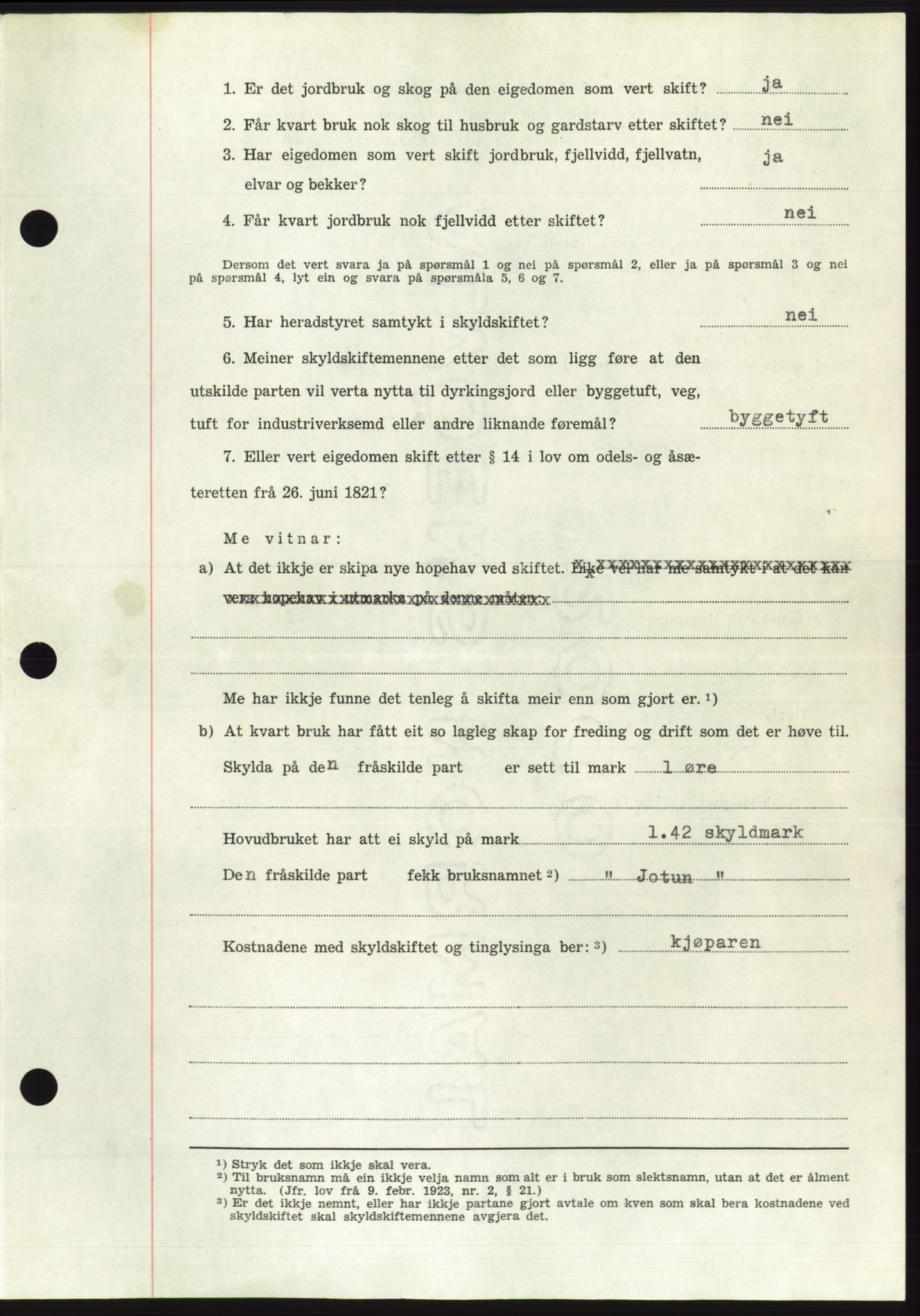 Søre Sunnmøre sorenskriveri, AV/SAT-A-4122/1/2/2C/L0108: Pantebok nr. 34A, 1957-1958, Dagboknr: 2806/1957