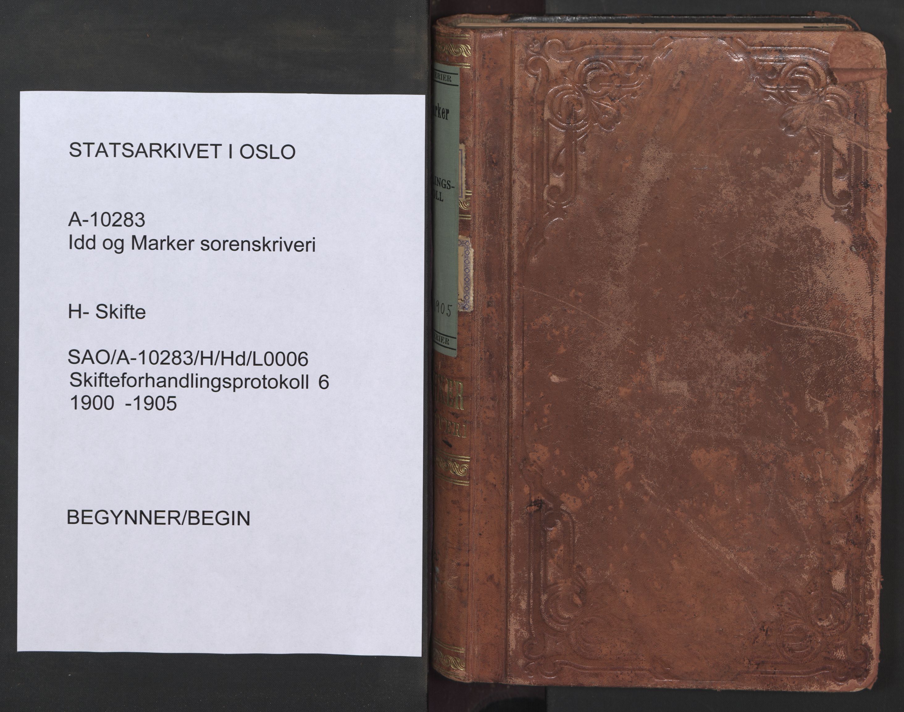 Idd og Marker sorenskriveri, SAO/A-10283/H/Hd/L0006: Skifteforhandlingsprotokoll, 1900-1905