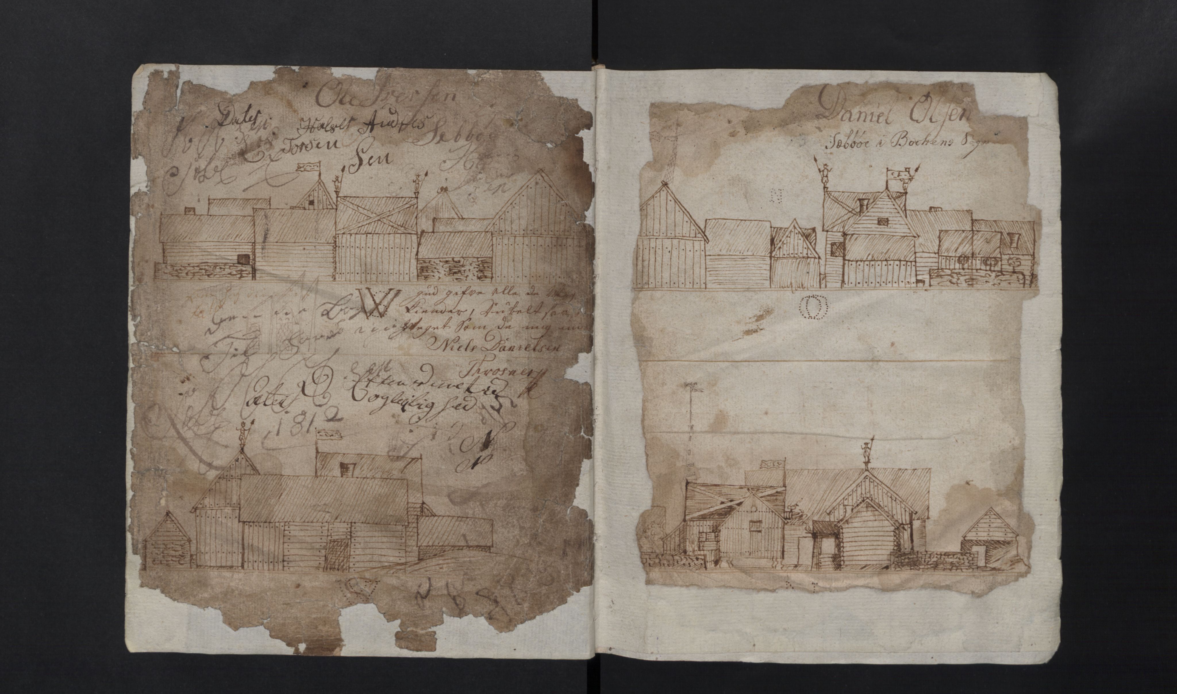 Manuskriptsamlingen, RA/EA-3667/G/L0048a: Nils Trosners dagbok ført på flåten 1710-1713 bd. I, 1710-1713
