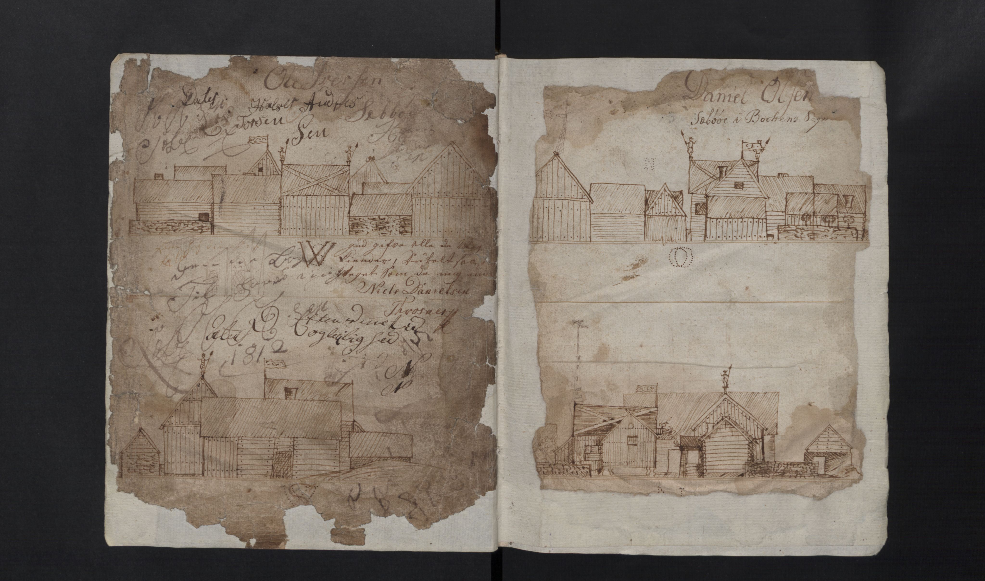 Manuskriptsamlingen, AV/RA-EA-3667/G/L0048a: Nils Trosners dagbok ført på flåten 1710-1713 bd. I, 1710-1713