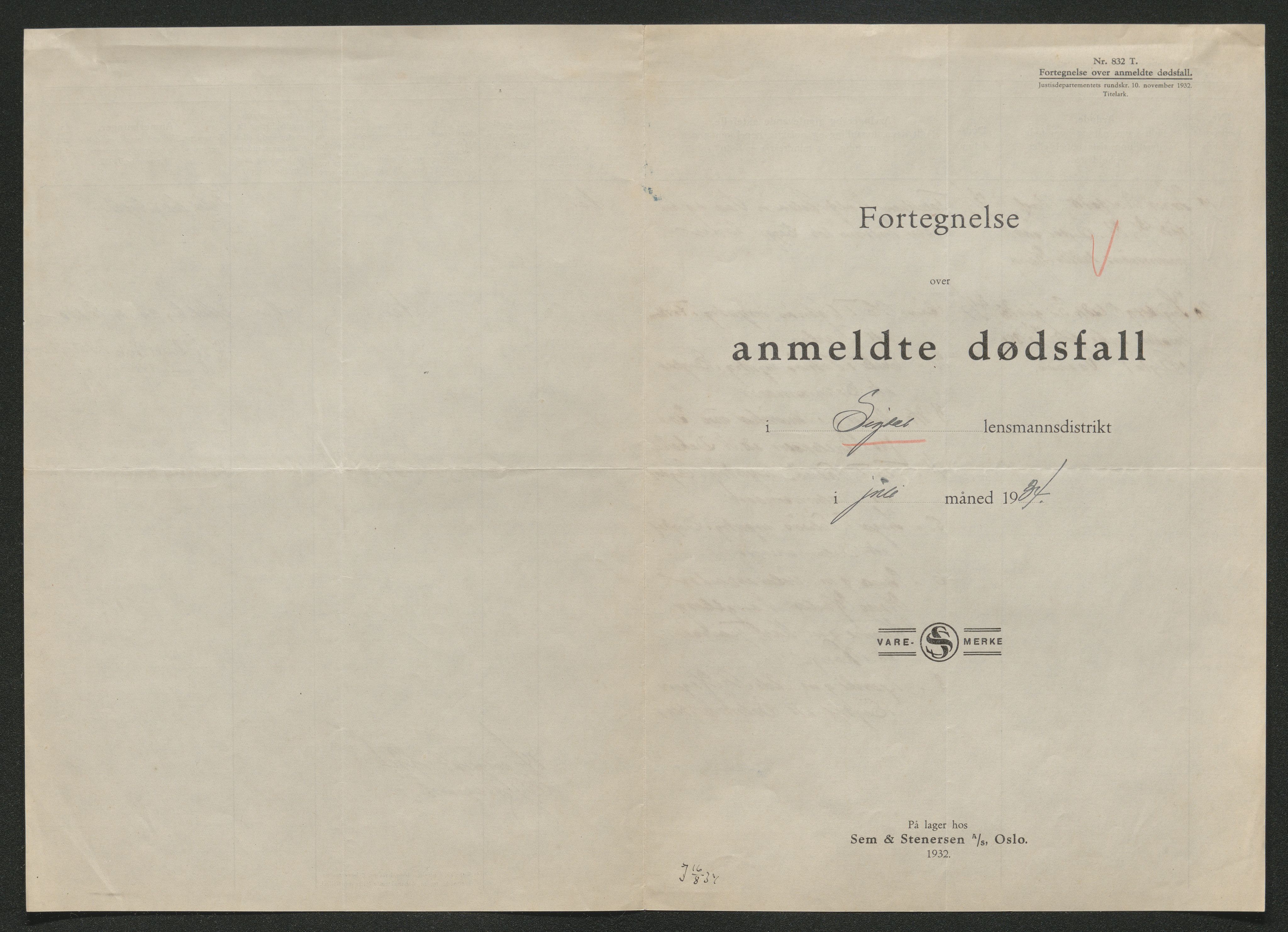 Eiker, Modum og Sigdal sorenskriveri, AV/SAKO-A-123/H/Ha/Hab/L0049: Dødsfallsmeldinger, 1934, s. 652