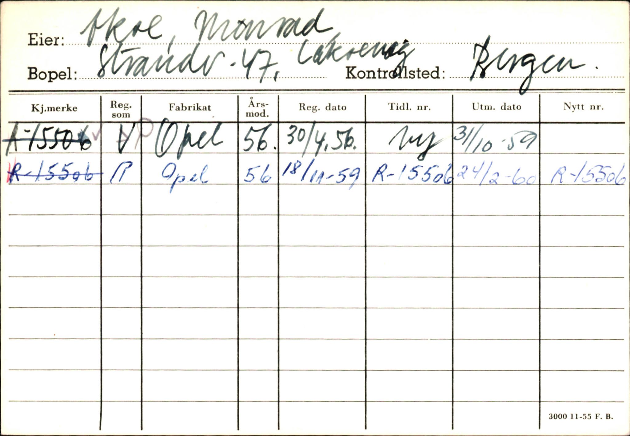 Statens vegvesen, Hordaland vegkontor, AV/SAB-A-5201/2/Ha/L0001: R-eierkort A, 1920-1971, s. 214