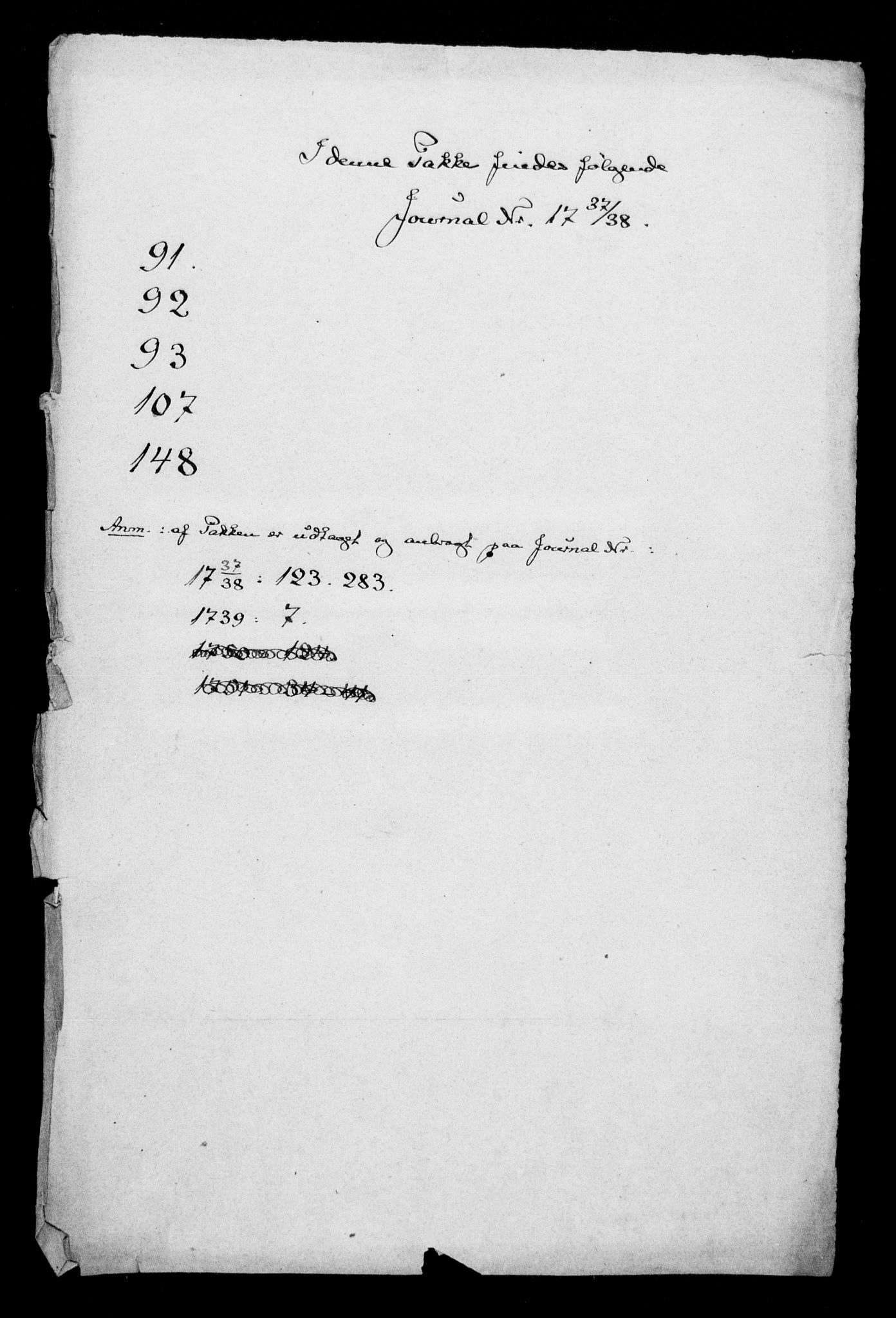 Generalkirkeinspektionskollegiet, DRA/A-0008/F4-09/F4-09: Besvarelser m.m. til cirkulære af 11. januar 1738 angående kirkedisciplin, 1738