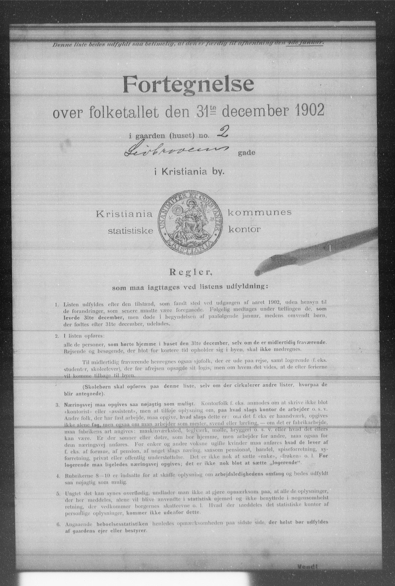 OBA, Kommunal folketelling 31.12.1902 for Kristiania kjøpstad, 1902, s. 11107