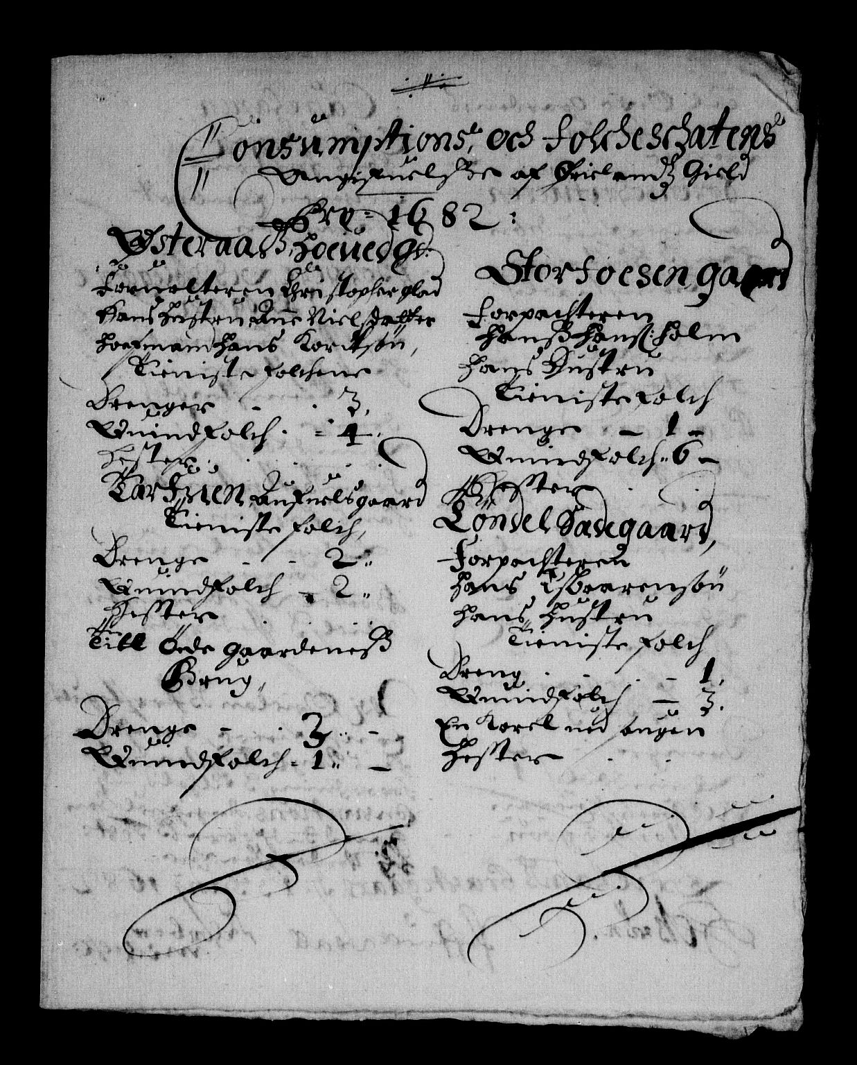 Rentekammeret inntil 1814, Reviderte regnskaper, Stiftamtstueregnskaper, Trondheim stiftamt og Nordland amt, AV/RA-EA-6044/R/Rg/L0067: Trondheim stiftamt og Nordland amt, 1682