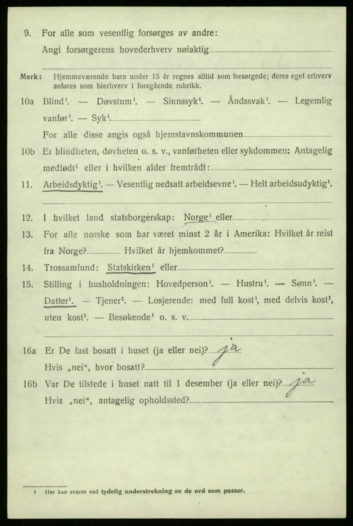 SAB, Folketelling 1920 for 1261 Manger herred, 1920, s. 4620
