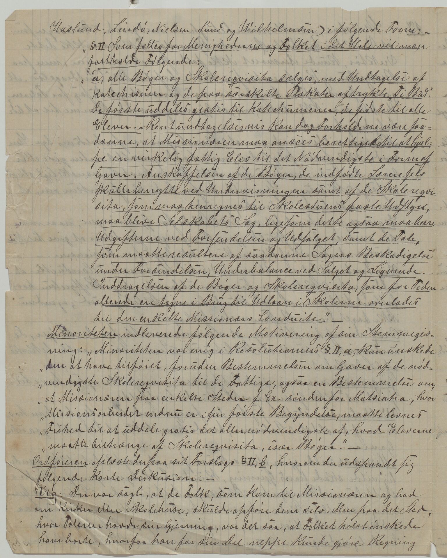 Det Norske Misjonsselskap - hovedadministrasjonen, VID/MA-A-1045/D/Da/Daa/L0036/0001: Konferansereferat og årsberetninger / Konferansereferat fra Madagaskar Innland., 1882