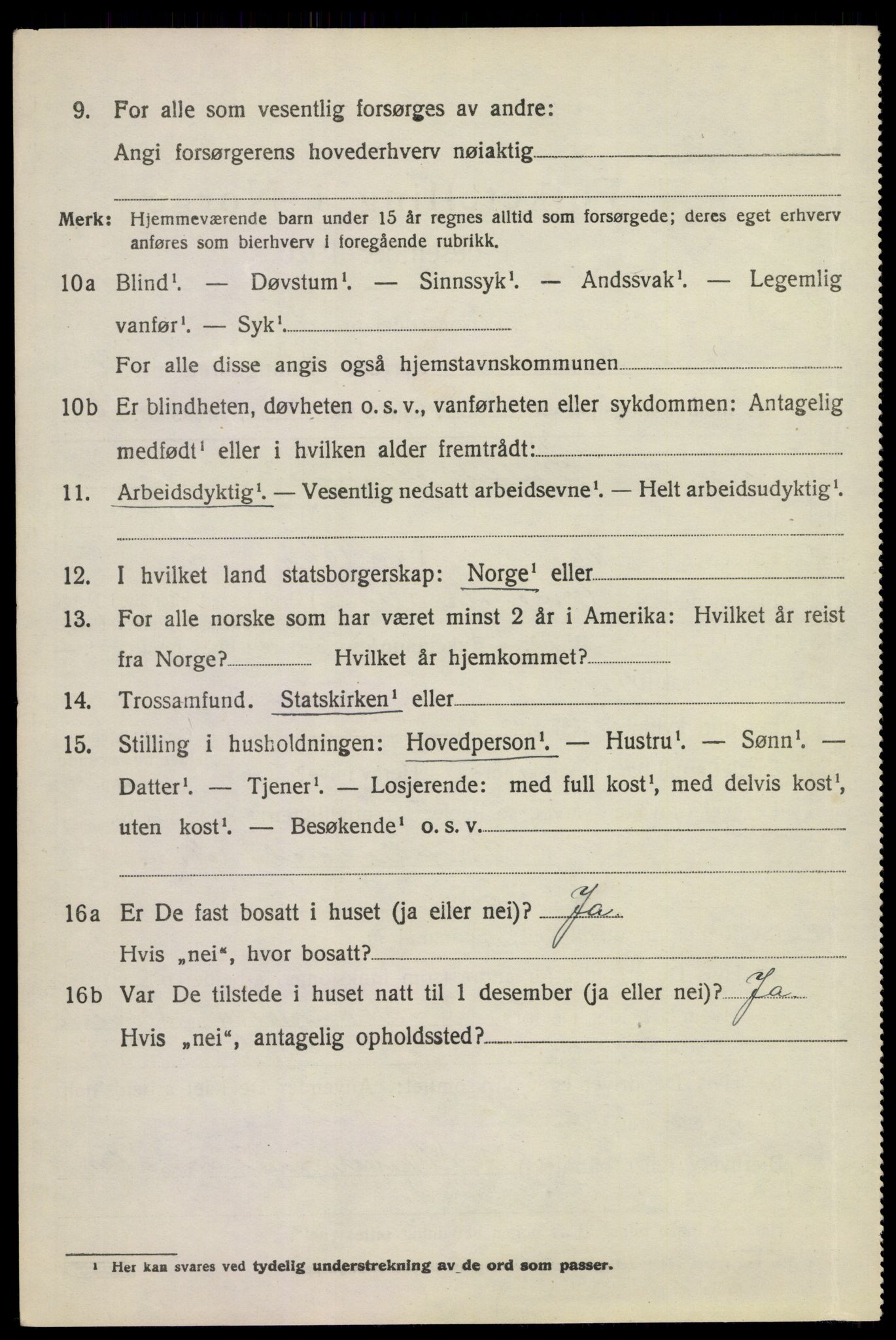 SAKO, Folketelling 1920 for 0630 Øvre Sandsvær herred, 1920, s. 3713
