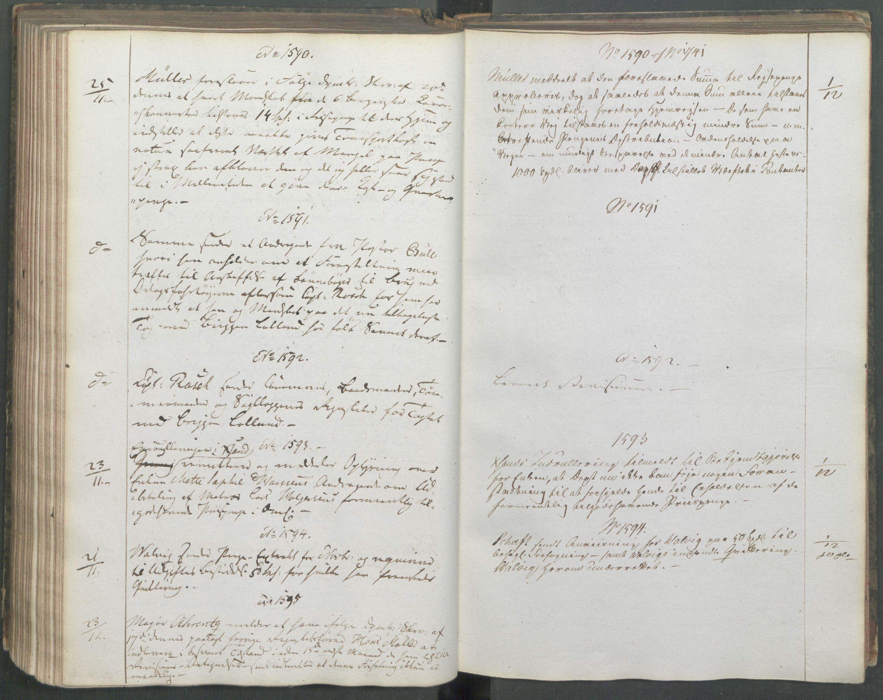 Marinedepartementet/ Marine- og postdepartementet, AV/RA-RAFA-3792/C/L0006: 7de Departements Journal, 1818