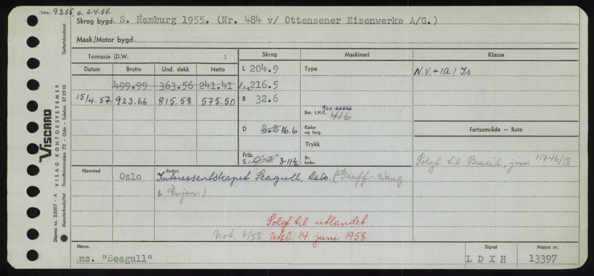 Sjøfartsdirektoratet med forløpere, Skipsmålingen, AV/RA-S-1627/H/Hd/L0032: Fartøy, San-Seve, s. 347