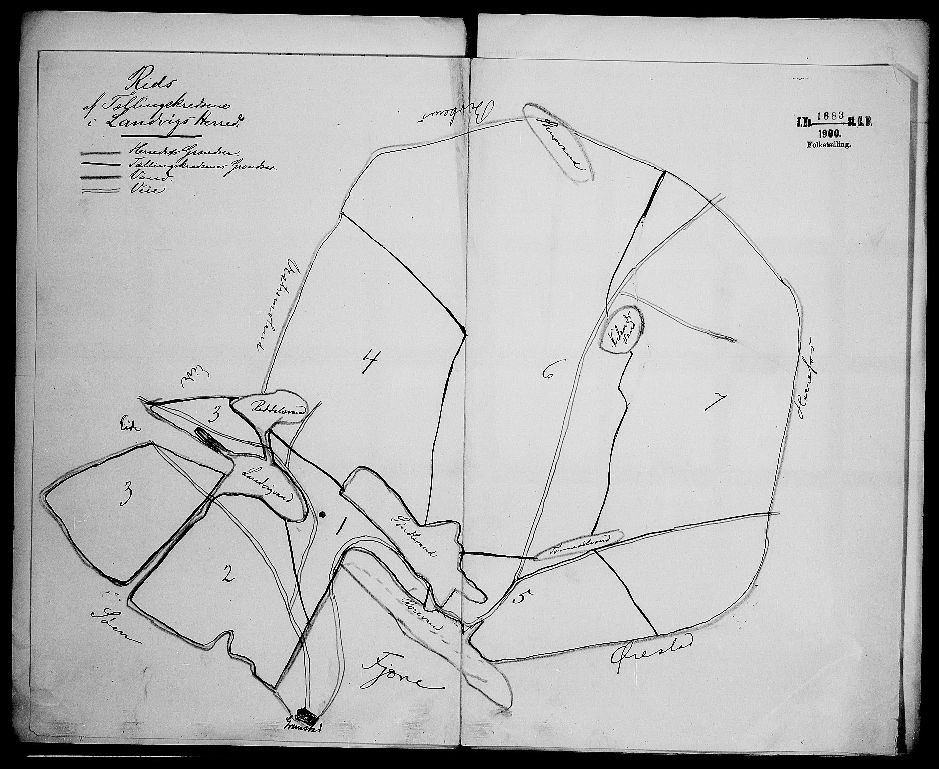 SAK, Folketelling 1900 for 0924 Landvik herred, 1900, s. 12