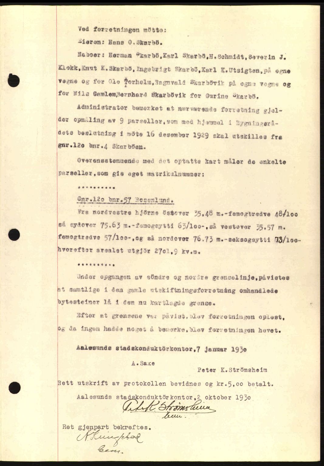 Ålesund byfogd, AV/SAT-A-4384: Pantebok nr. 34 I, 1936-1938, Dagboknr: 1416/1937