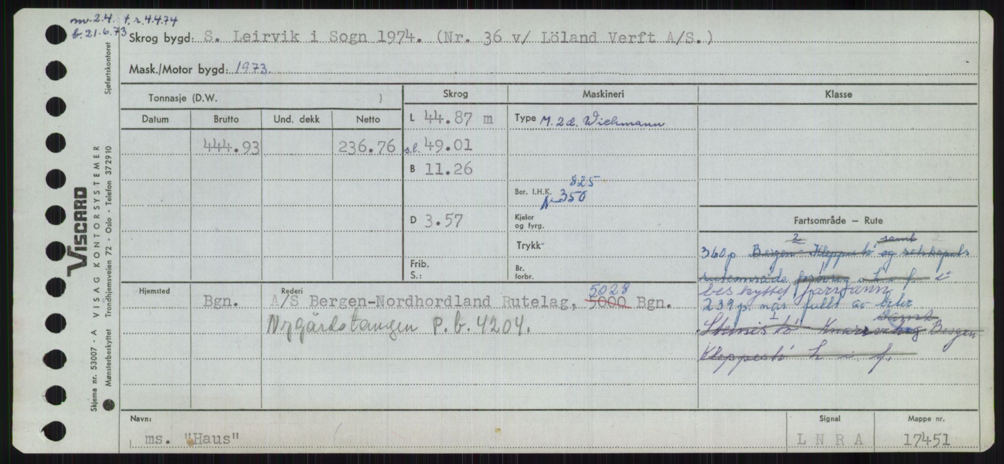 Sjøfartsdirektoratet med forløpere, Skipsmålingen, AV/RA-S-1627/H/Ha/L0002/0002: Fartøy, Eik-Hill / Fartøy, G-Hill, s. 571