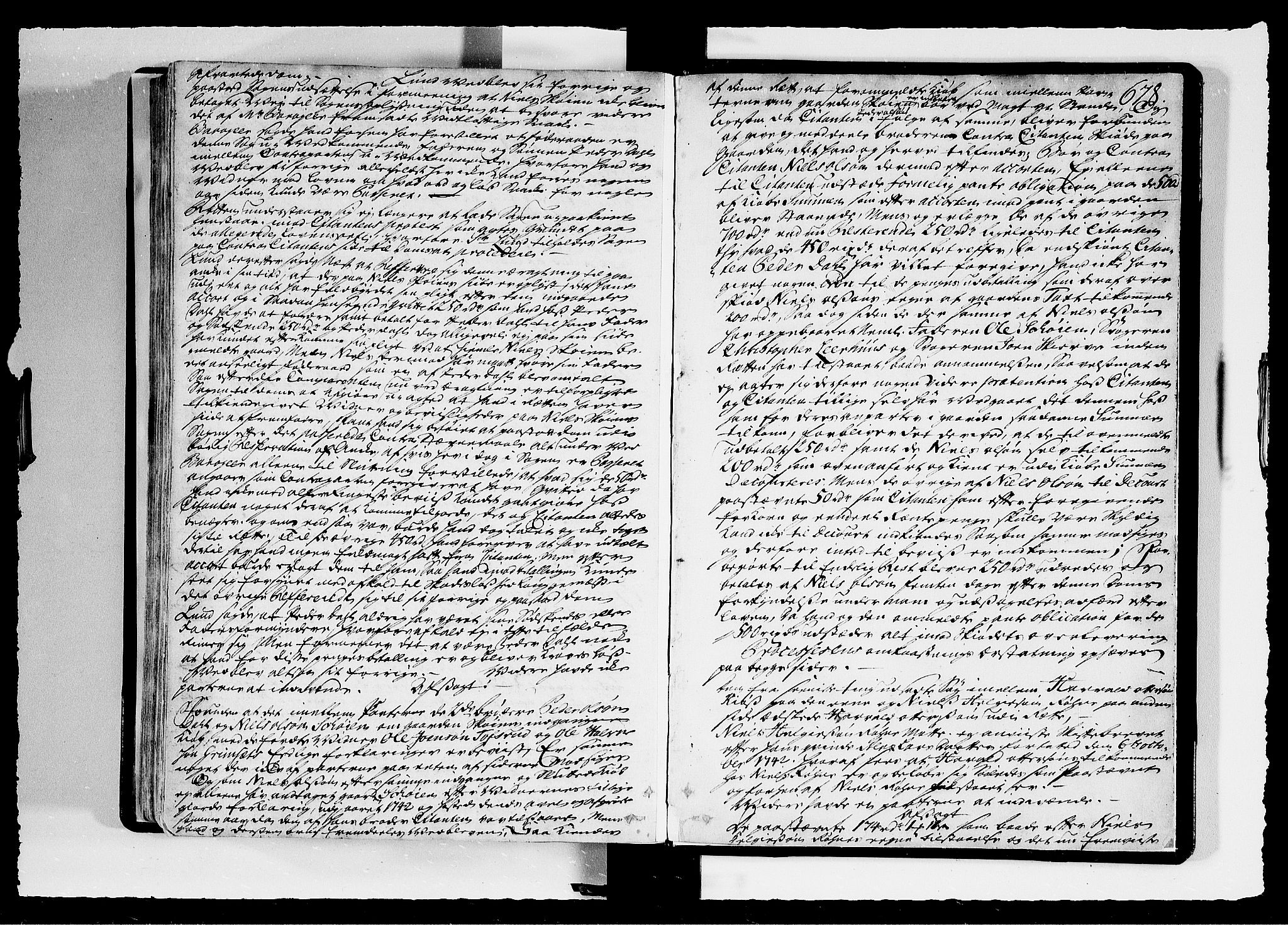 Hedemarken sorenskriveri, SAH/TING-034/G/Gb/L0045B: Tingbok, 1743-1744, s. 677b-678a