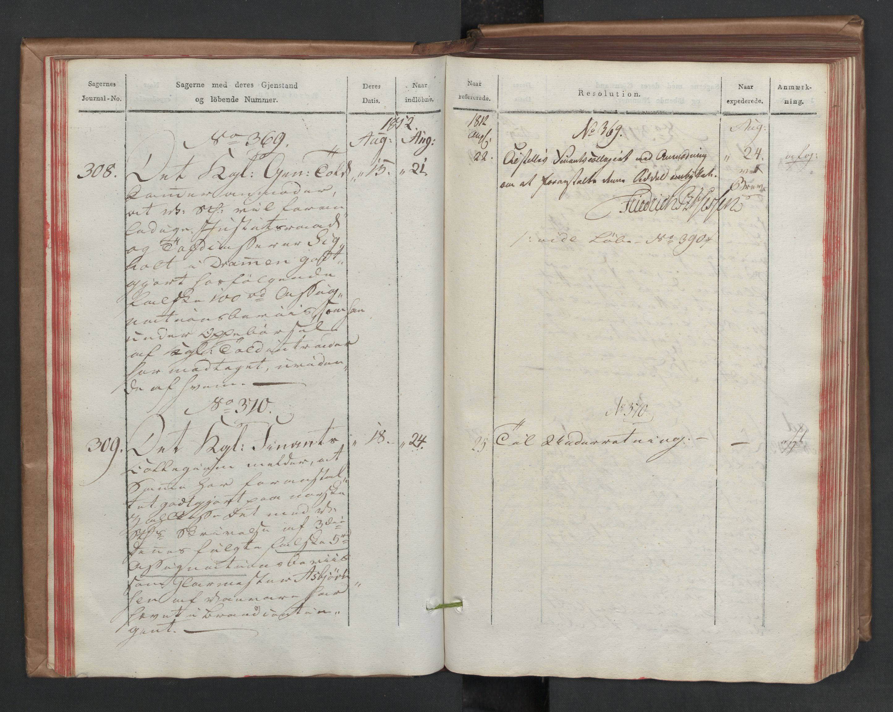 Stattholderembetet 1810-1814, 2. kontor (Kontor B), AV/RA-EA-5432/Aa/L0002: Kollegial referatprotokoll,  j.nr. 284-511,  l.nr. 328-639, 1812-1813, s. 32