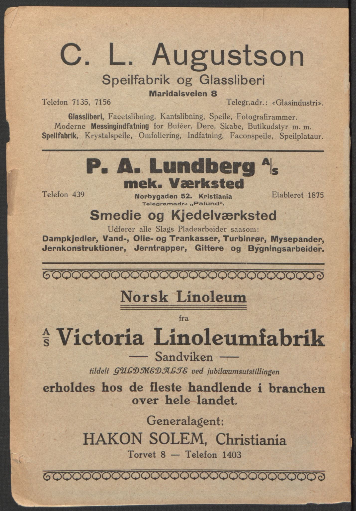 Kristiania/Oslo adressebok, PUBL/-, 1918, s. 2376