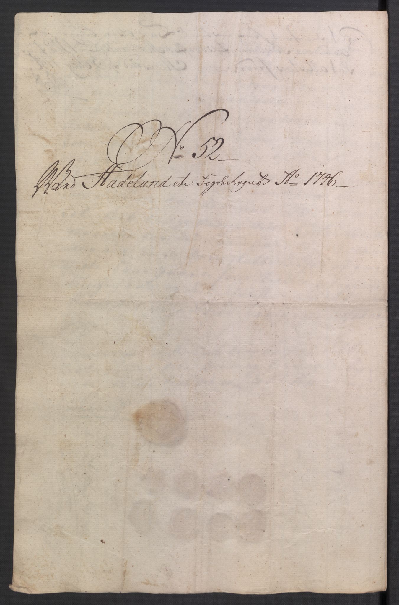 Rentekammeret inntil 1814, Reviderte regnskaper, Fogderegnskap, AV/RA-EA-4092/R18/L1345: Fogderegnskap Hadeland, Toten og Valdres, 1745-1746, s. 505