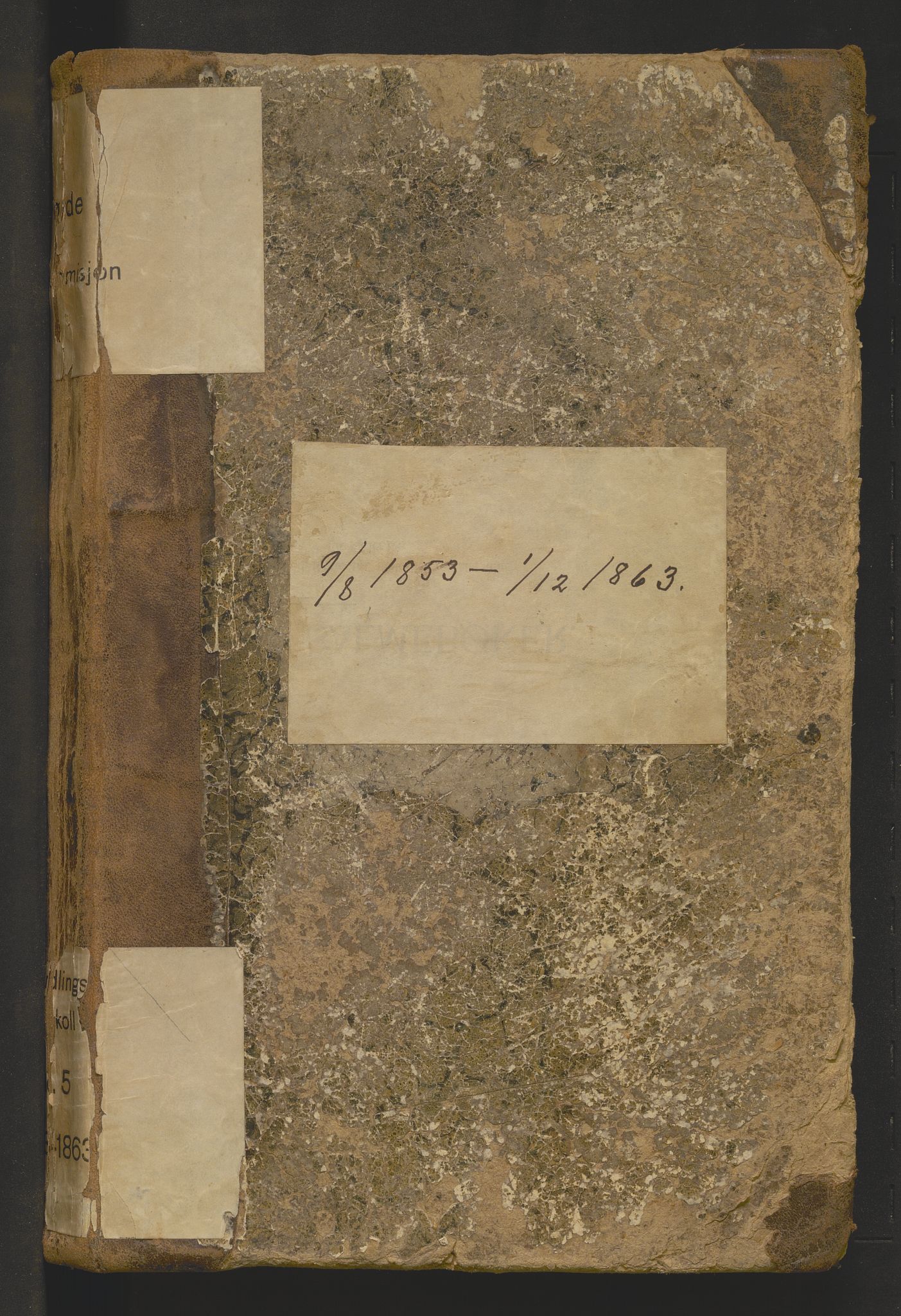 Førde forliksråd, AV/SAB-A-23801/A/L0005: Forhandlingsprotokoll, 1853-1863