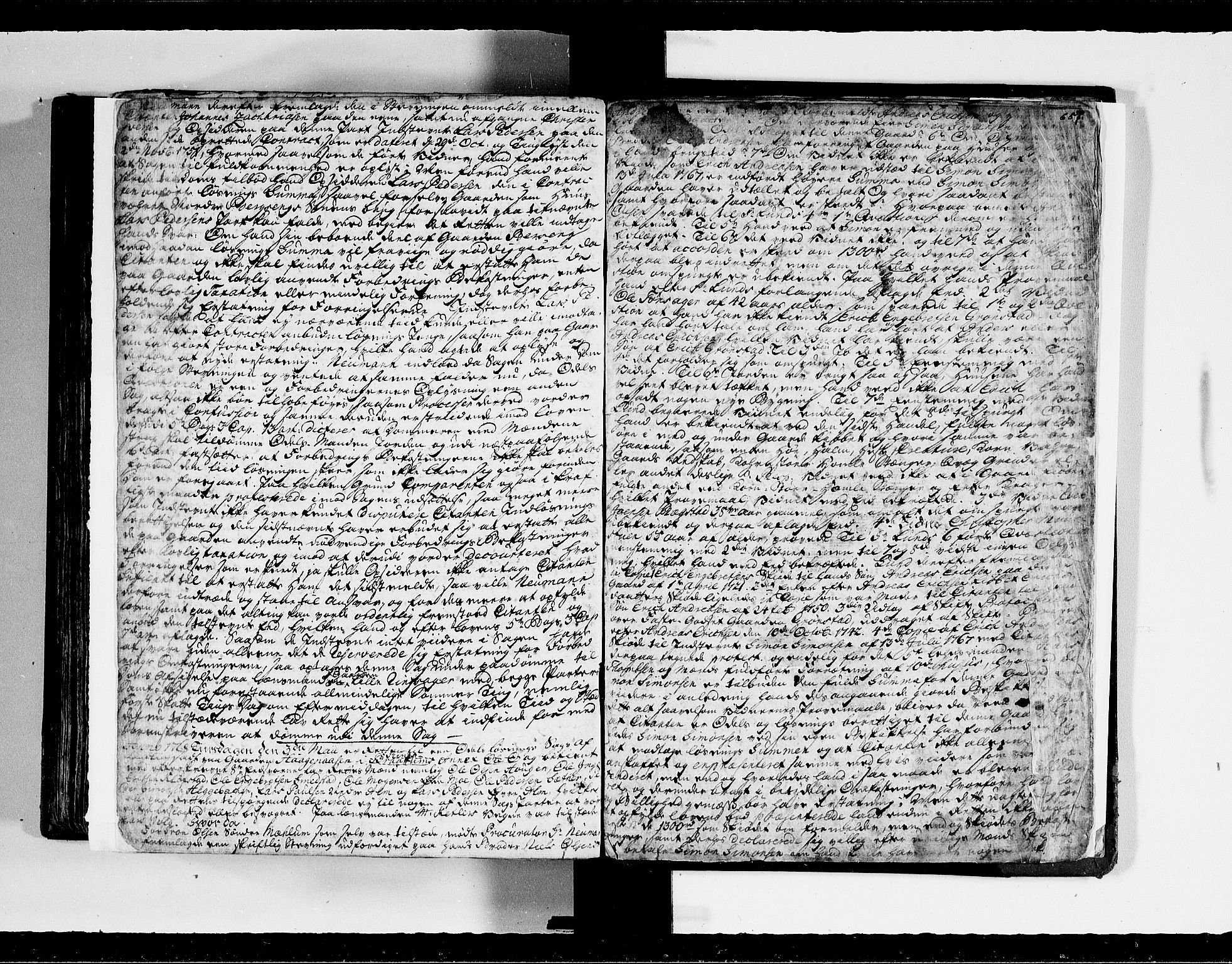 Hedemarken sorenskriveri, AV/SAH-TING-034/G/Gb/L0050B: Tingbok, 1764-1768, s. 686b-687a
