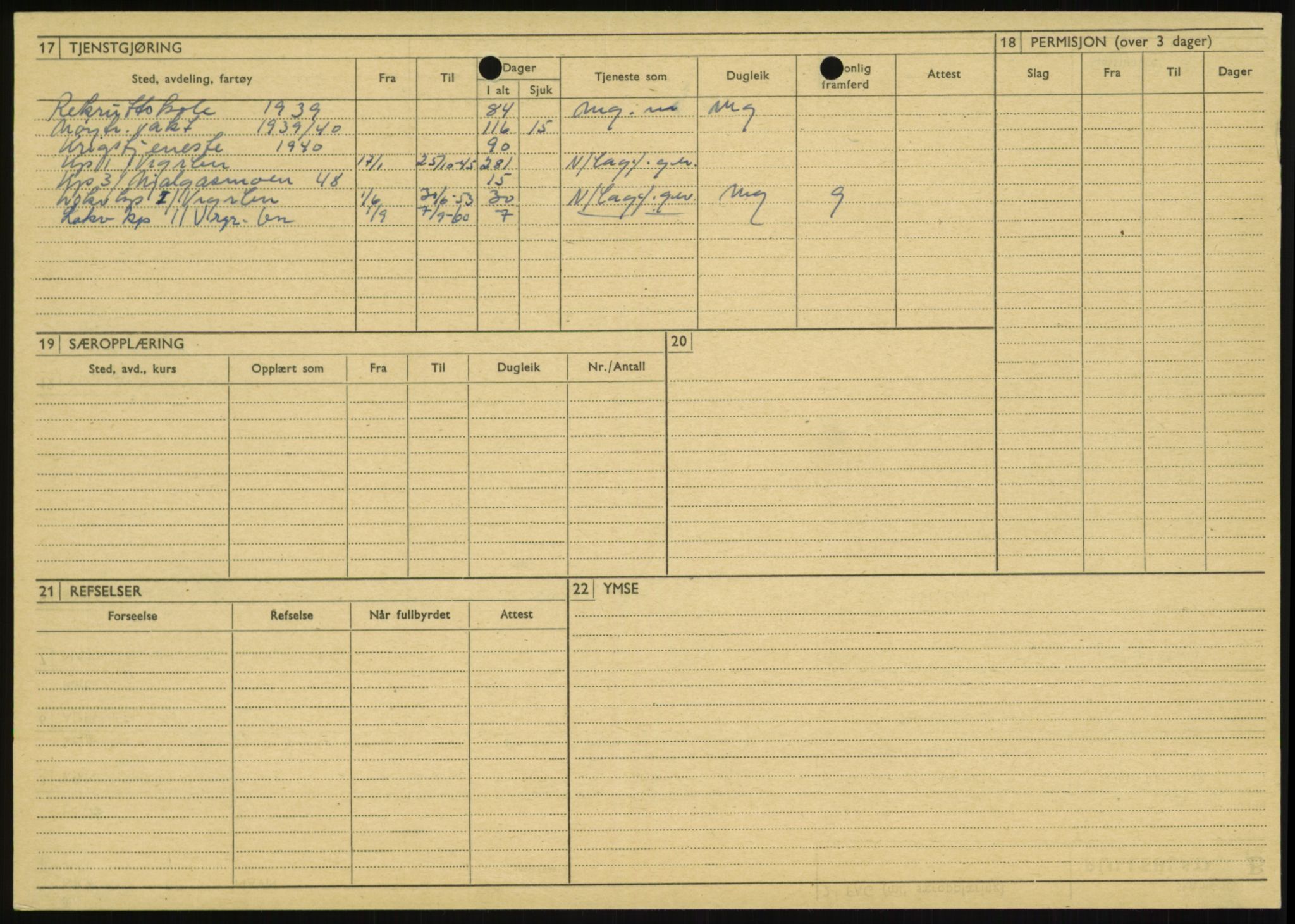 Forsvaret, Varanger bataljon, AV/RA-RAFA-2258/1/D/L0446: Rulleblad for menige født 1917-1919, 1917-1919, s. 299