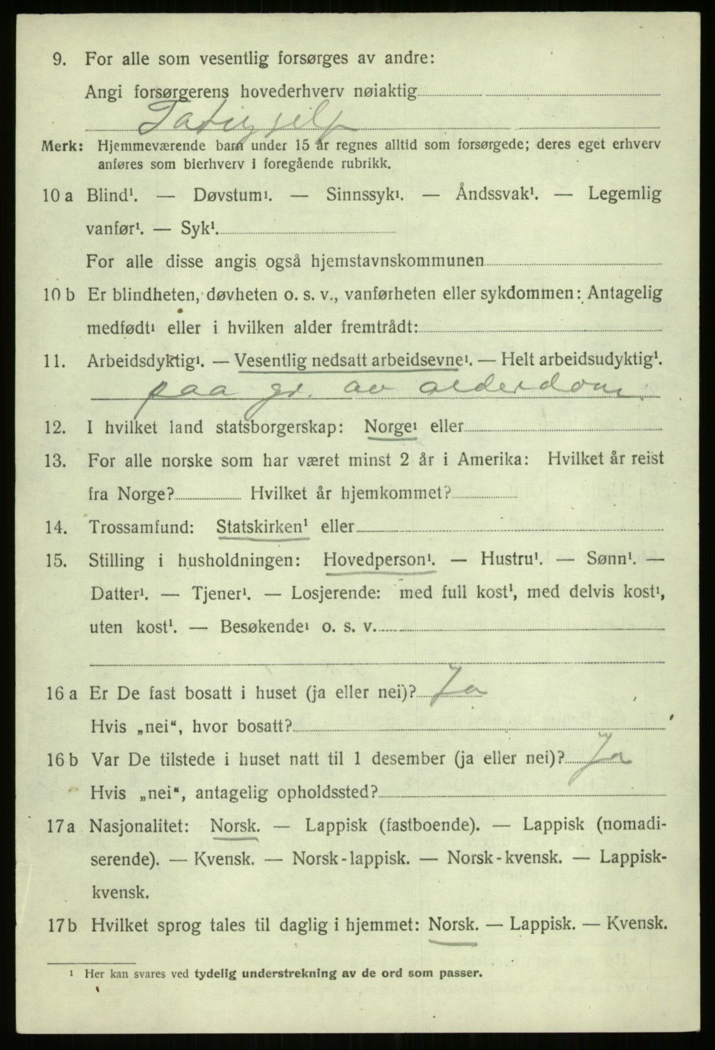 SATØ, Folketelling 1920 for 1917 Ibestad herred, 1920, s. 9838
