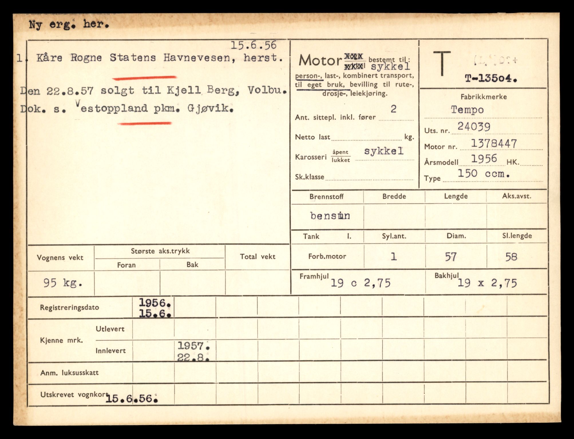 Møre og Romsdal vegkontor - Ålesund trafikkstasjon, AV/SAT-A-4099/F/Fe/L0039: Registreringskort for kjøretøy T 13361 - T 13530, 1927-1998, s. 2556