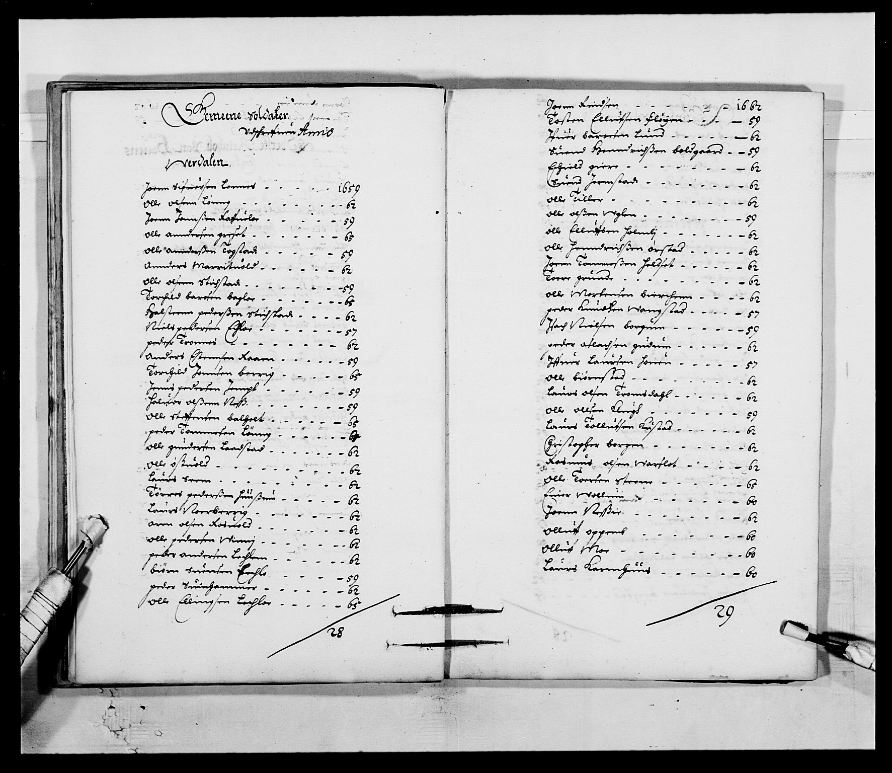 Kommanderende general (KG I) med Det norske krigsdirektorium, AV/RA-EA-5419/E/Ea/L0508: Trondheimske regiment, 1659-1703, s. 113