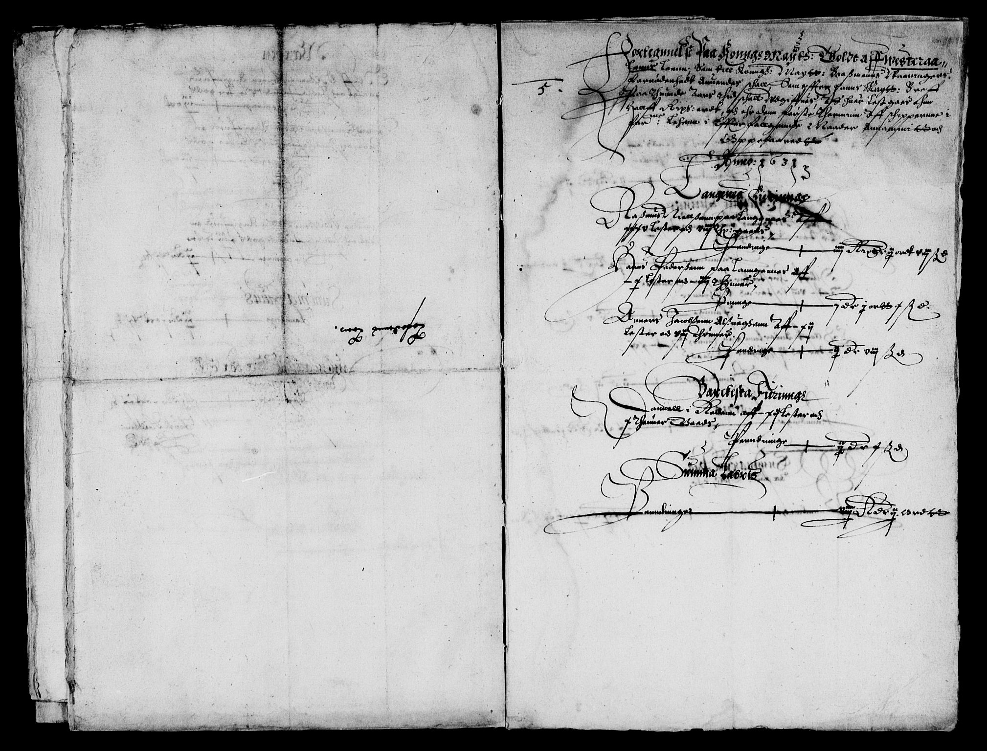 Rentekammeret inntil 1814, Reviderte regnskaper, Lensregnskaper, AV/RA-EA-5023/R/Rb/Rbz/L0024: Nordlandenes len, 1629-1633