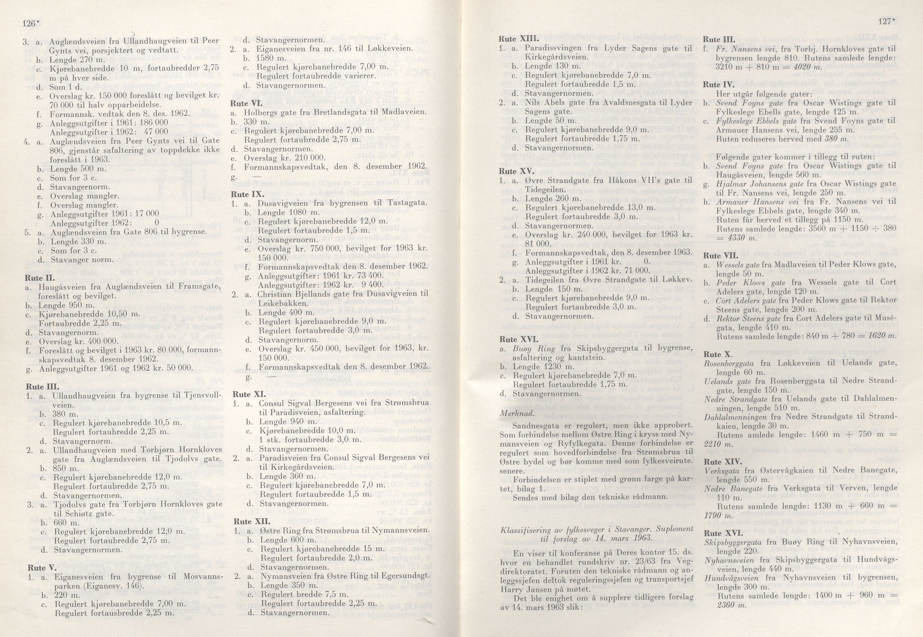 Rogaland fylkeskommune - Fylkesrådmannen , IKAR/A-900/A/Aa/Aaa/L0083: Møtebok , 1963, s. 126*-127*