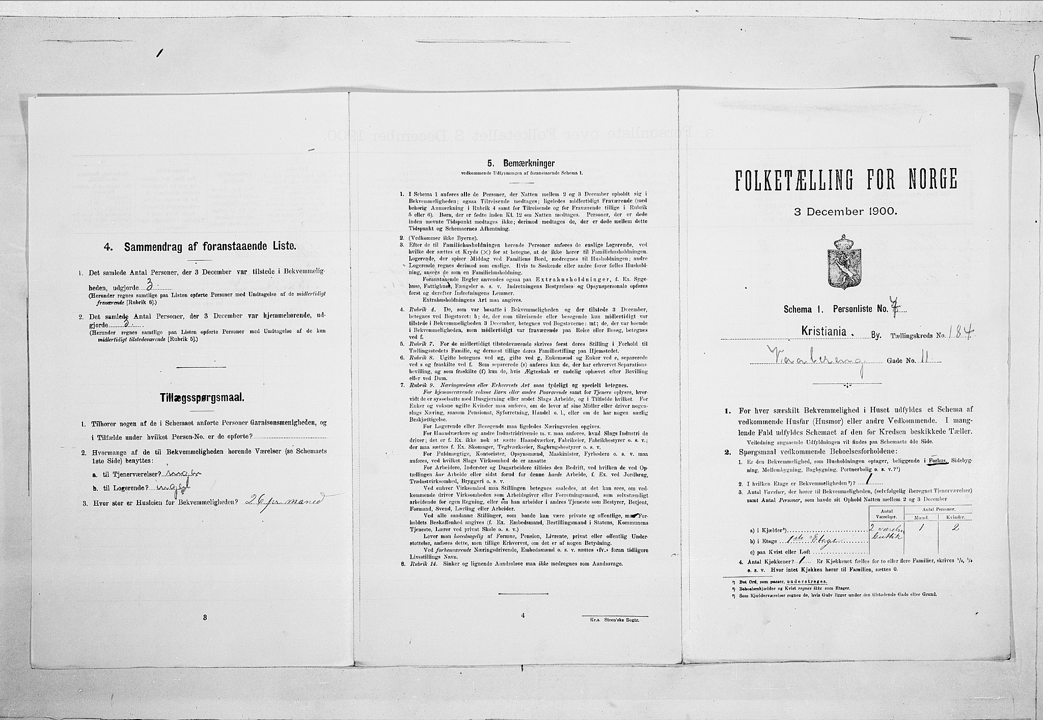 SAO, Folketelling 1900 for 0301 Kristiania kjøpstad, 1900, s. 109362