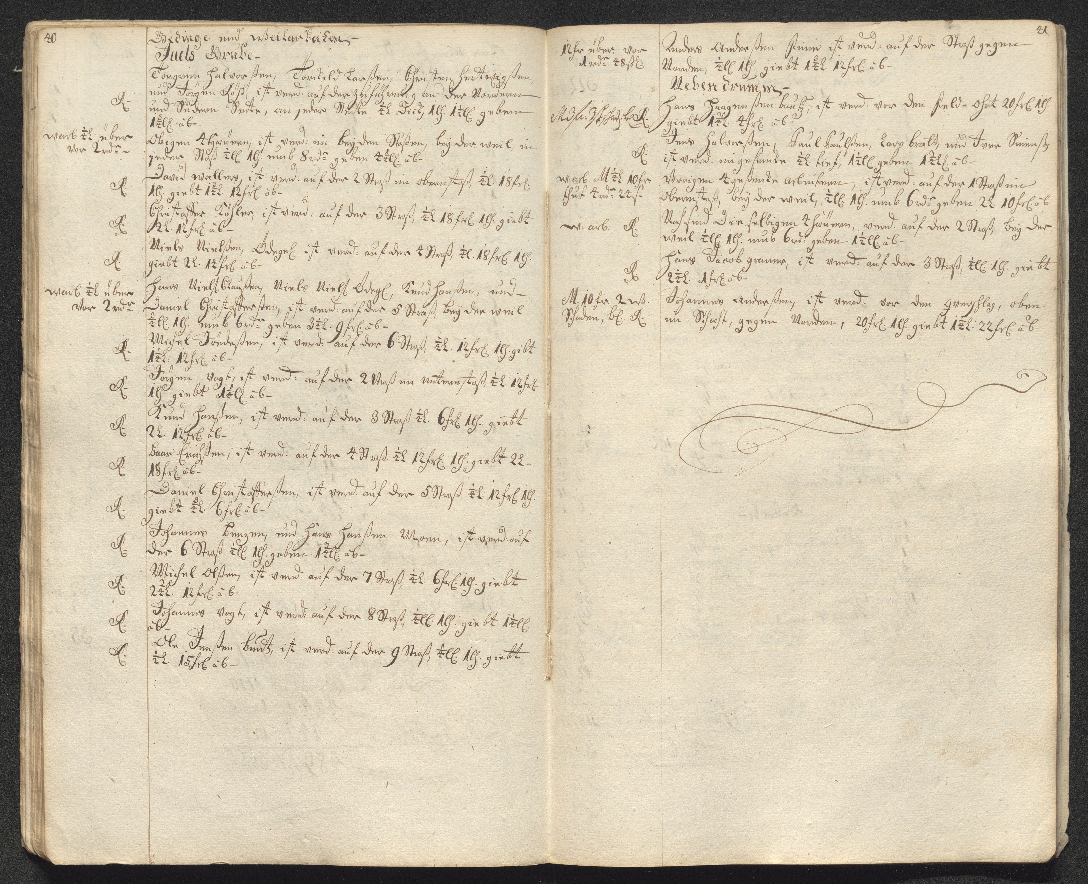 Kongsberg Sølvverk 1623-1816, AV/SAKO-EA-3135/001/D/Dc/Dcd/L0099: Utgiftsregnskap for gruver m.m., 1710, s. 72