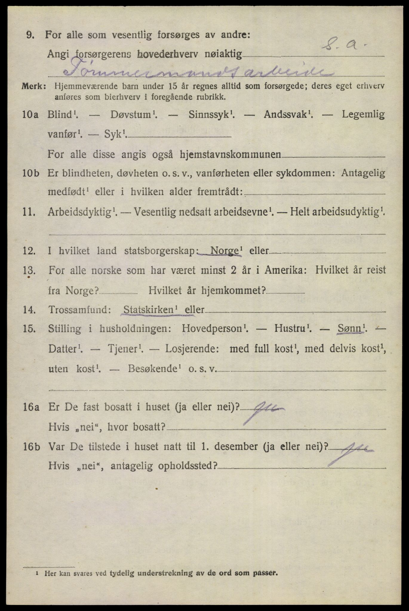 SAKO, Folketelling 1920 for 0616 Nes herred, 1920, s. 5921
