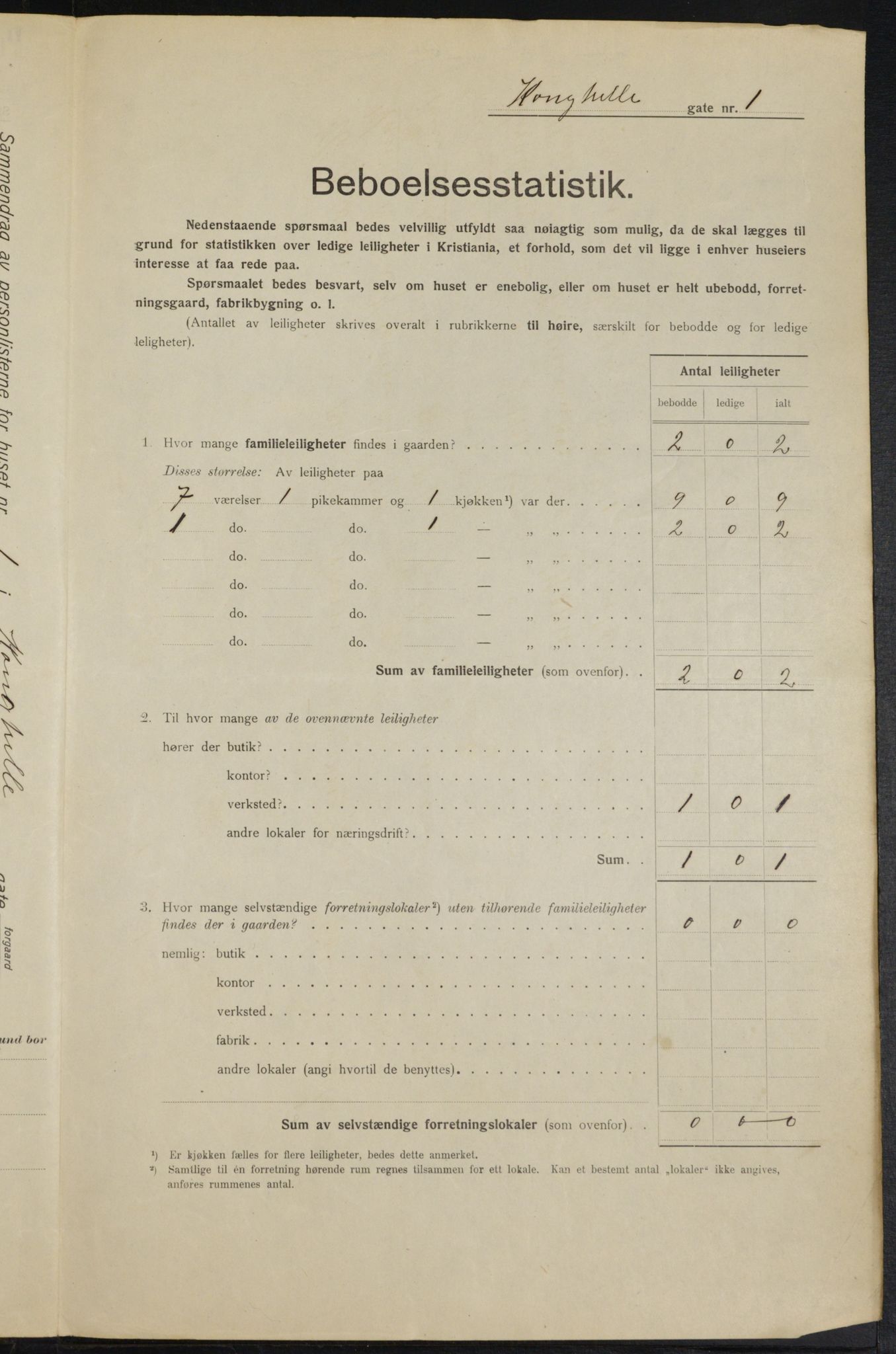 OBA, Kommunal folketelling 1.2.1915 for Kristiania, 1915, s. 52173