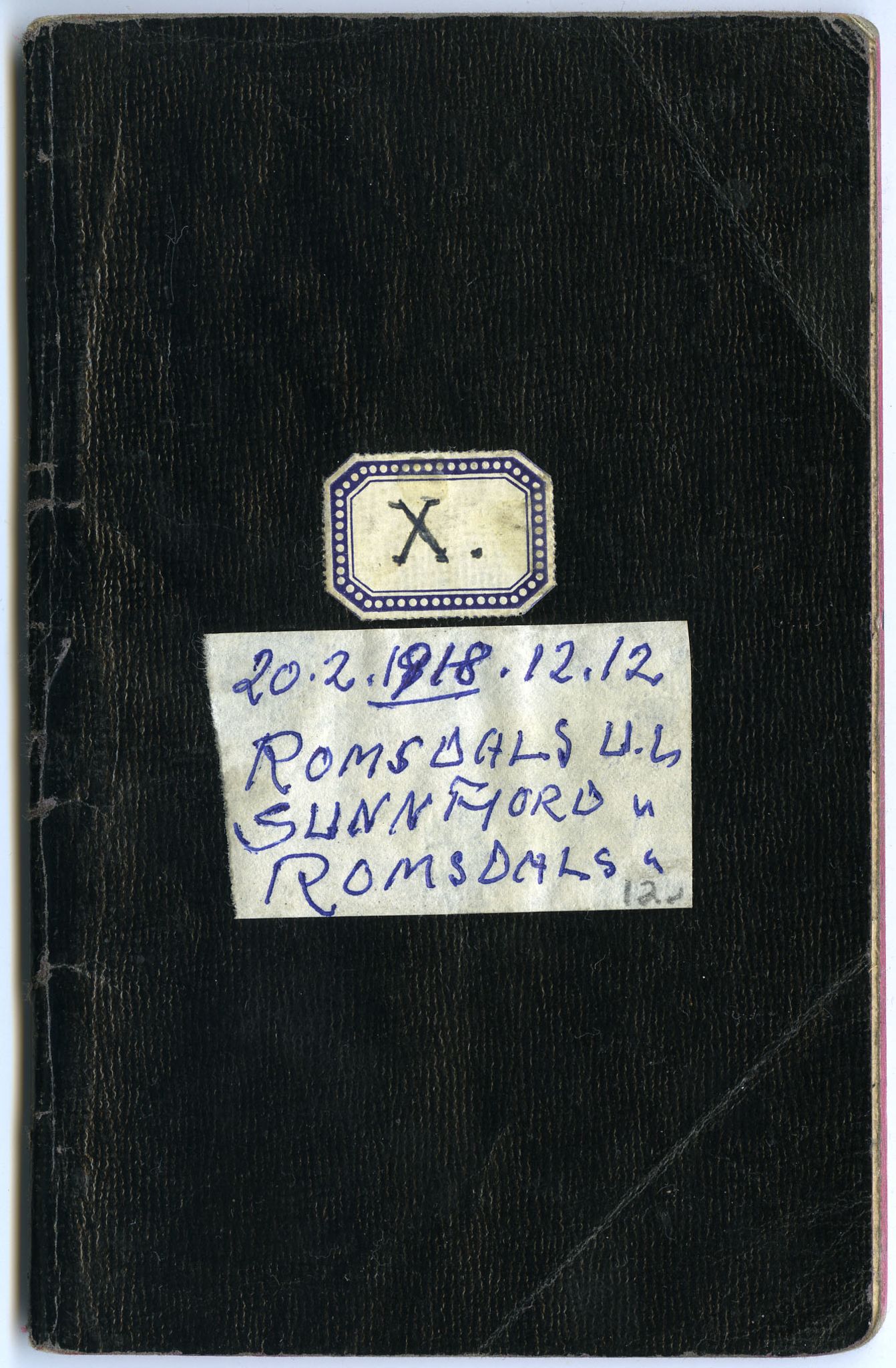 Gerhard Kjølås-arkivet, FMFB/A-1081/F/L0012: Bok X, 1918